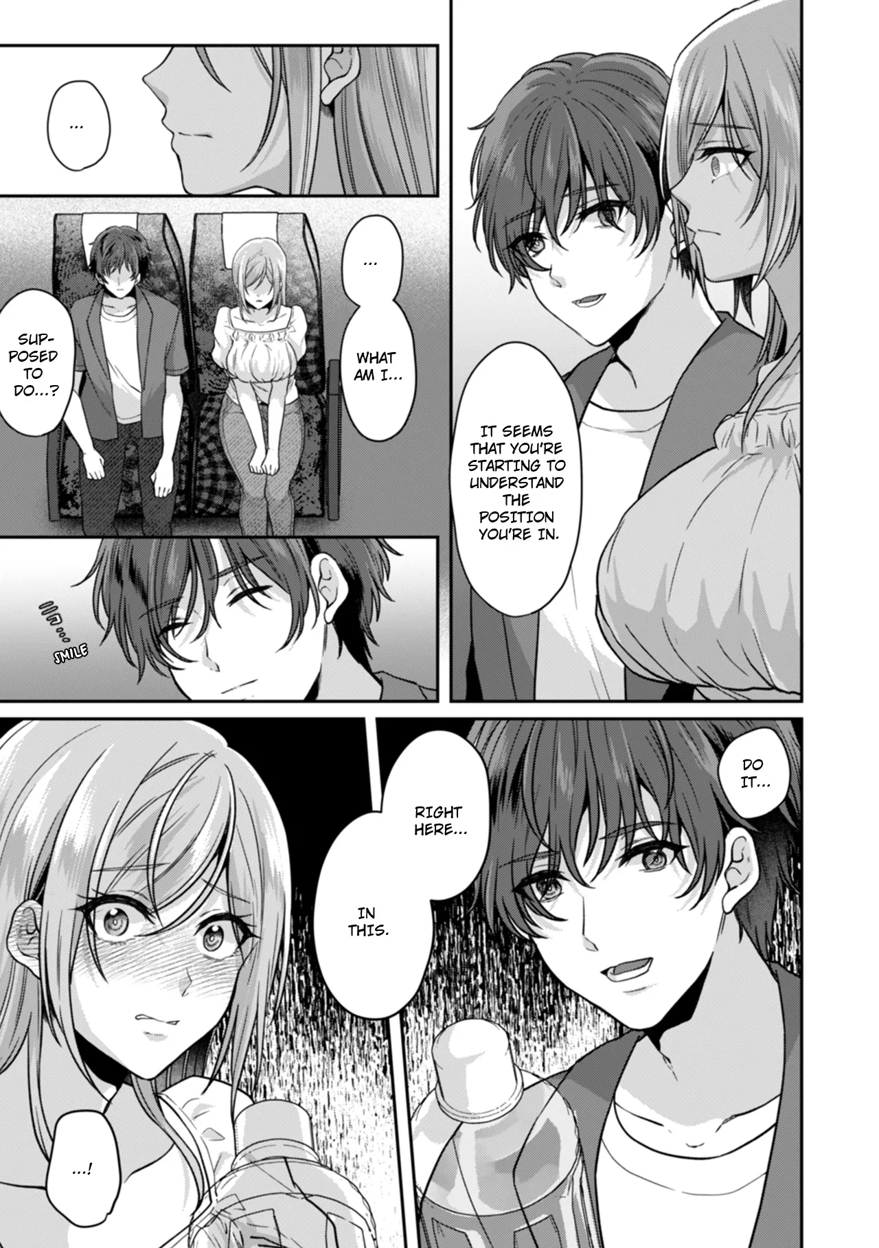 Manin Densha de Shikkin Sunzen!? Chikan Danshi no Ijiwaru na Yubi de Ikasare Tsuzuketa OL | Almost Pissing on a Crowded Train?! #1-16 page 293 - big breasts chastity belt hentai manga - read online free
