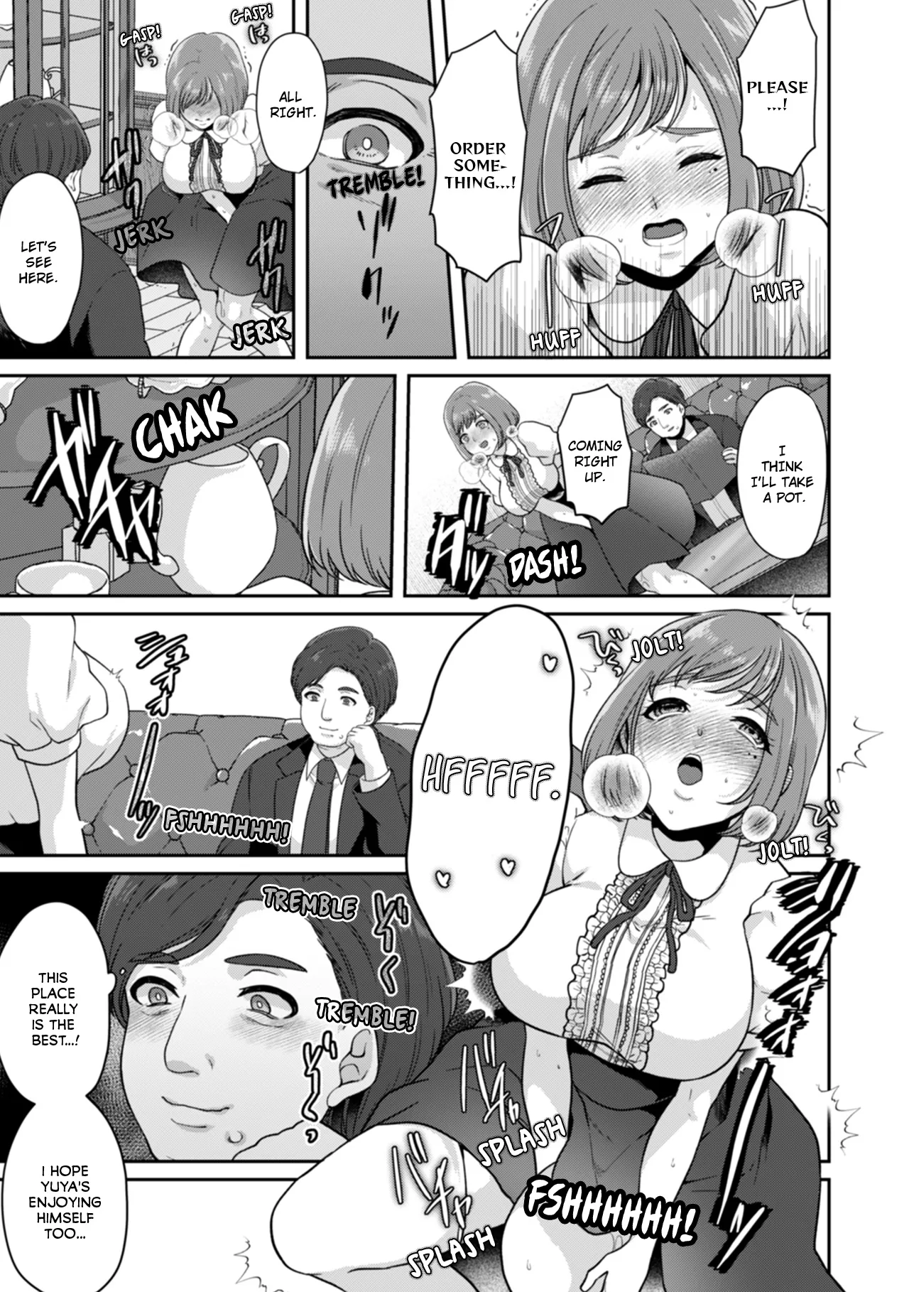 Manin Densha de Shikkin Sunzen!? Chikan Danshi no Ijiwaru na Yubi de Ikasare Tsuzuketa OL | Almost Pissing on a Crowded Train?! #1-16 page 337 - full censorship big breasts hentai manga - read online free