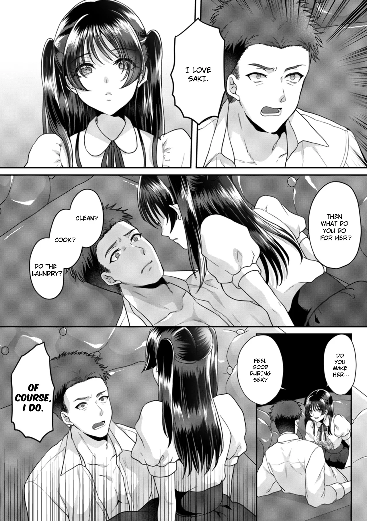 Manin Densha de Shikkin Sunzen!? Chikan Danshi no Ijiwaru na Yubi de Ikasare Tsuzuketa OL | Almost Pissing on a Crowded Train?! #1-16 page 342 - big breasts chastity belt hentai manga - read online free