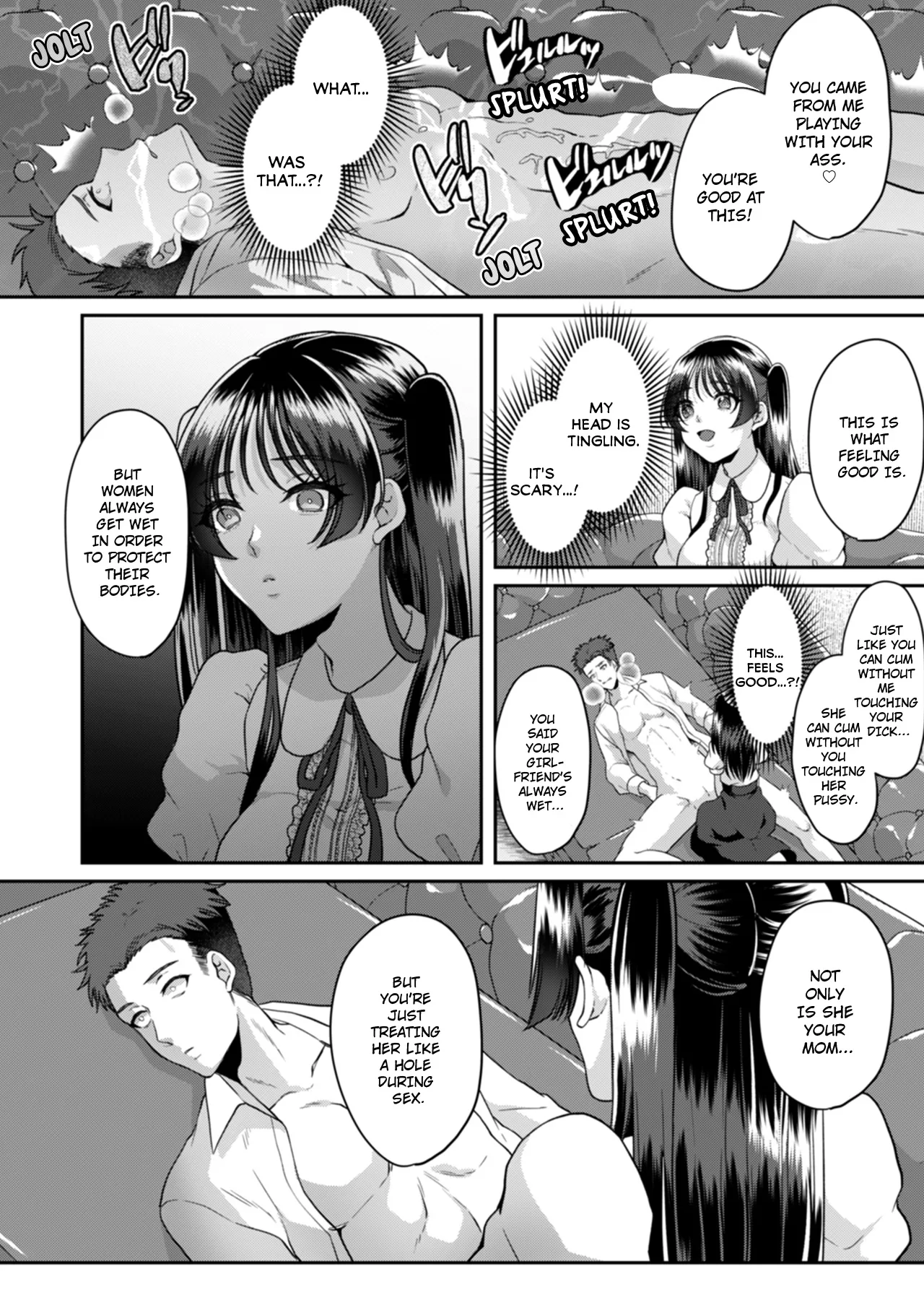 Manin Densha de Shikkin Sunzen!? Chikan Danshi no Ijiwaru na Yubi de Ikasare Tsuzuketa OL | Almost Pissing on a Crowded Train?! #1-16 page 344 - full censorship big breasts hentai manga - read online free