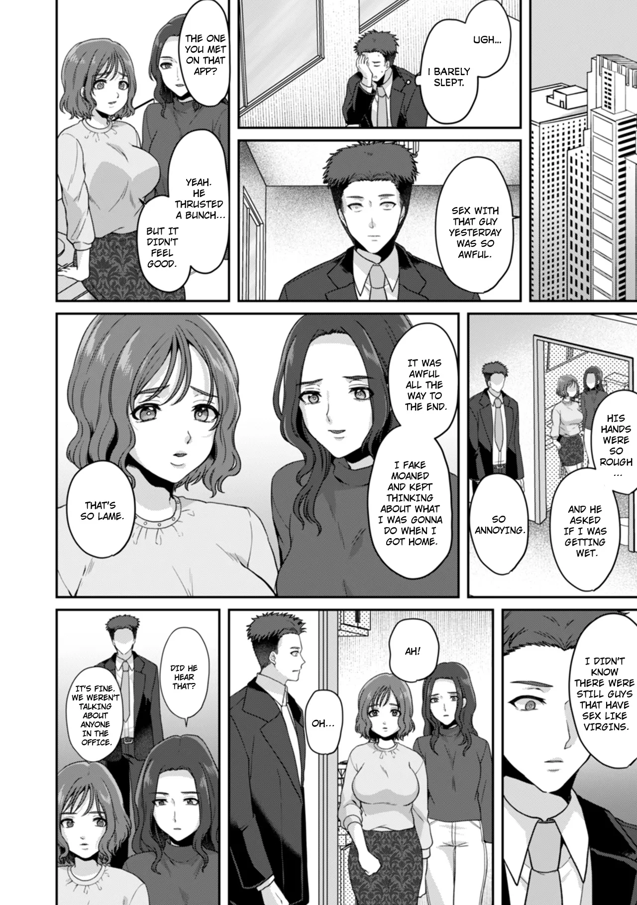 Manin Densha de Shikkin Sunzen!? Chikan Danshi no Ijiwaru na Yubi de Ikasare Tsuzuketa OL | Almost Pissing on a Crowded Train?! #1-16 page 359 - full censorship big breasts hentai manga - read online free