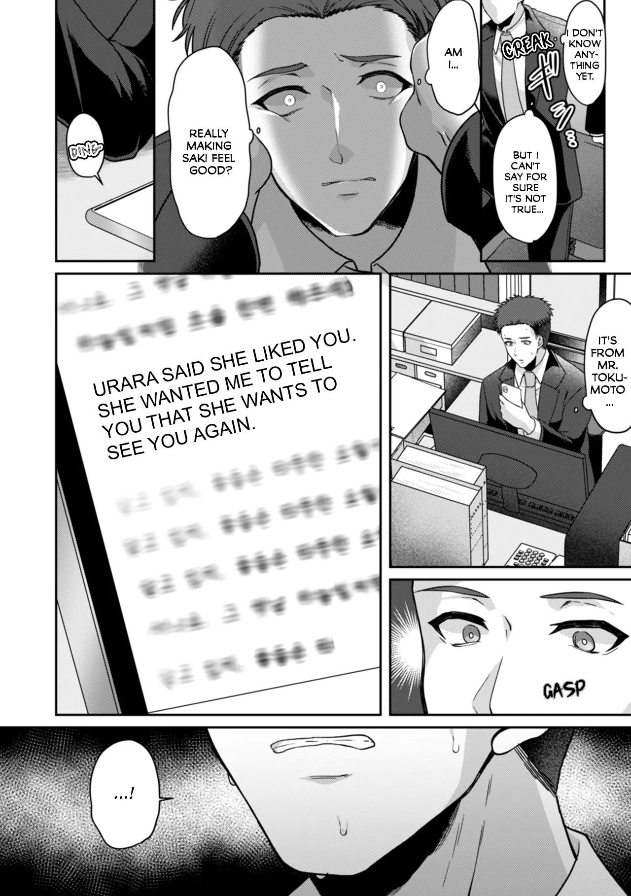 Manin Densha de Shikkin Sunzen!? Chikan Danshi no Ijiwaru na Yubi de Ikasare Tsuzuketa OL | Almost Pissing on a Crowded Train?! #1-16 page 361 - full censorship big breasts hentai manga - read online free