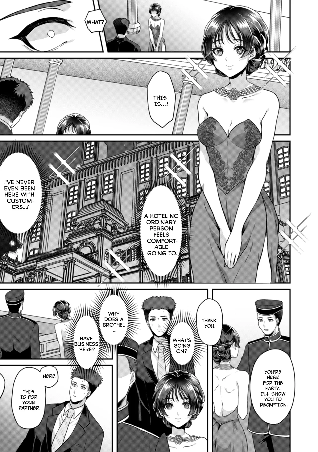 Manin Densha de Shikkin Sunzen!? Chikan Danshi no Ijiwaru na Yubi de Ikasare Tsuzuketa OL | Almost Pissing on a Crowded Train?! #1-16 page 383 - big breasts chastity belt hentai manga - read online free