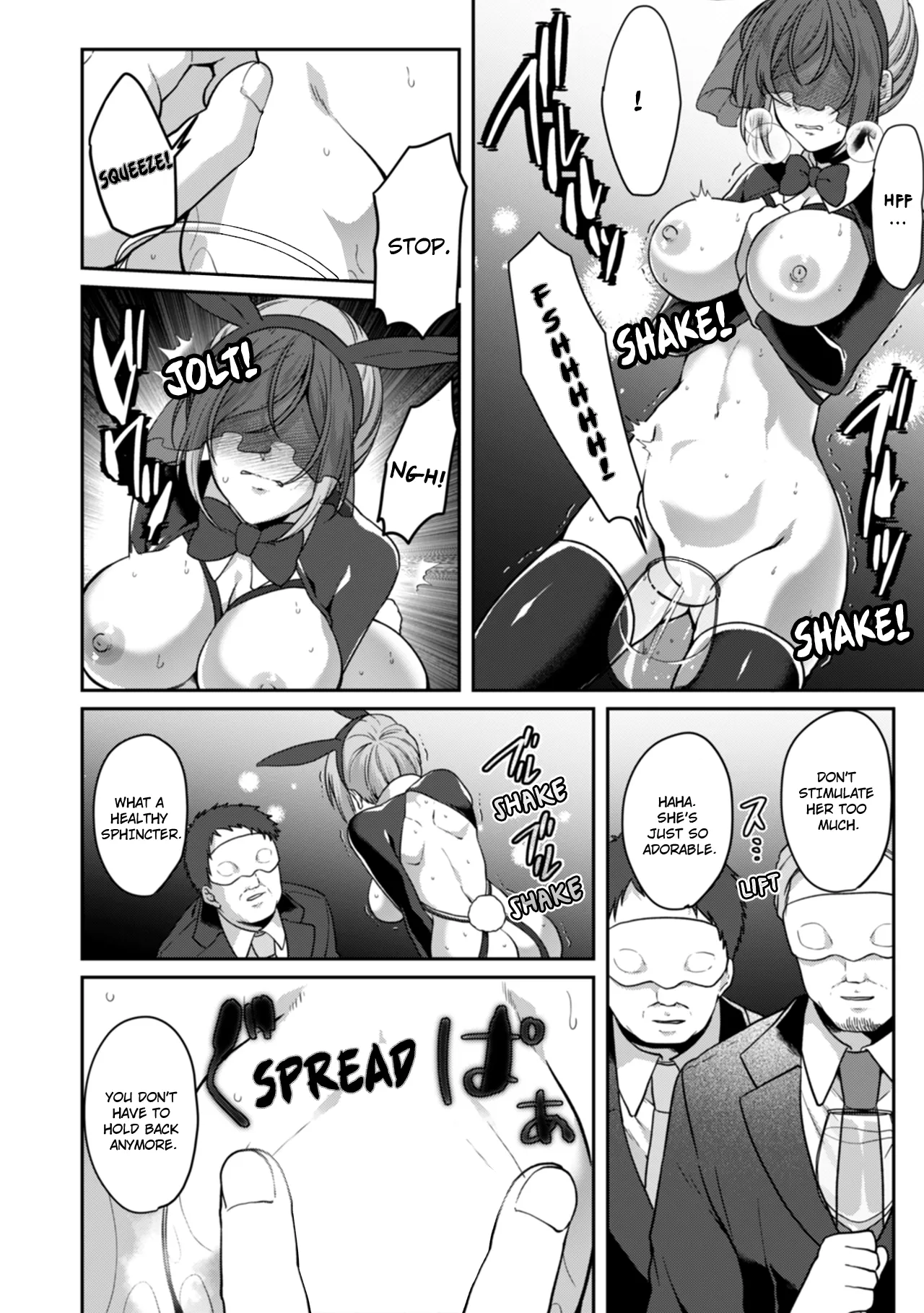 Manin Densha de Shikkin Sunzen!? Chikan Danshi no Ijiwaru na Yubi de Ikasare Tsuzuketa OL | Almost Pissing on a Crowded Train?! #1-16 page 398 - big breasts chastity belt hentai manga - read online free