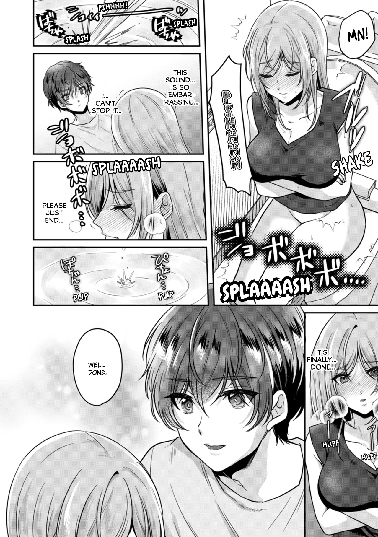 Manin Densha de Shikkin Sunzen!? Chikan Danshi no Ijiwaru na Yubi de Ikasare Tsuzuketa OL | Almost Pissing on a Crowded Train?! #1-16 page 71 - full censorship big breasts hentai manga - read online free