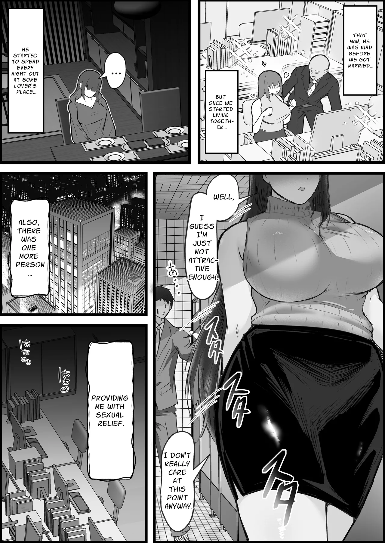 [Dadacco Racco-chan] Downer-Kei Hitozuma-tachi o Netotte Ikasetete Shiawase ni shita Hanashi. | Story About How I Fucked, Cucked, And Brought To Bliss Some Languid Wives. [English] [Penguin Piper] page 11 original parody - sole male big breasts hentai manga - read online free
