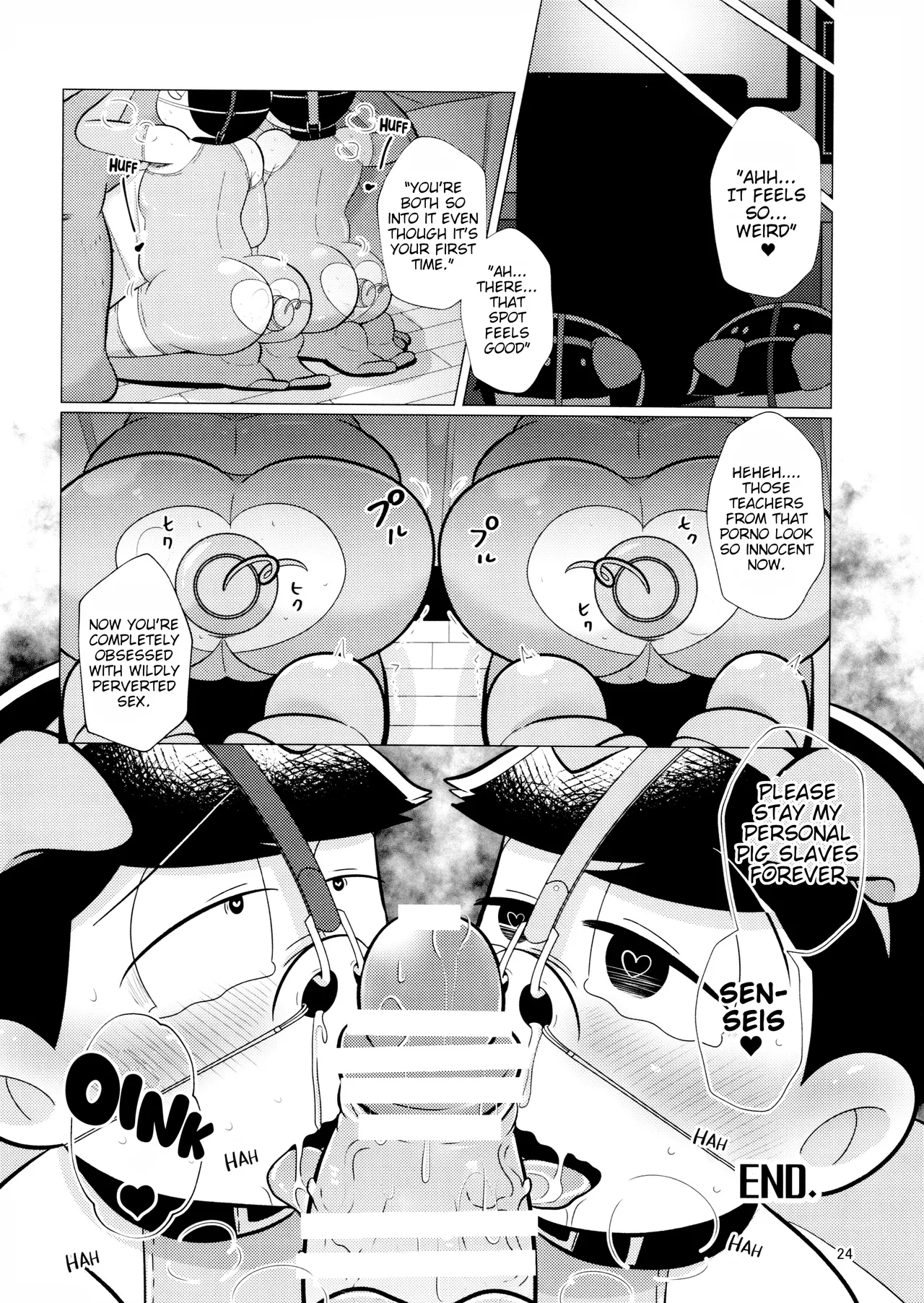 Bitch Pig Slave Senseis page 24 osomatsu-san parody - twins humiliation hentai manga - read online free