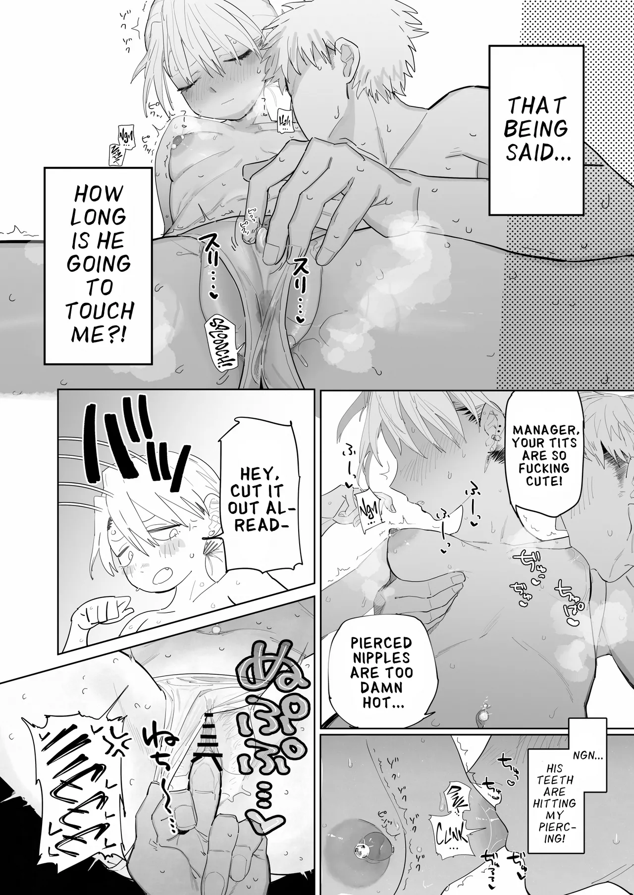 Tenchou ga Etchi na Koto to Hikikae ni Kyuryou o Kezuri ni Kuru !! | My Manager Docks My Pay In Exchange for Sexual Favors!!! page 26 original parody - handjob leg lock hentai manga - read online free