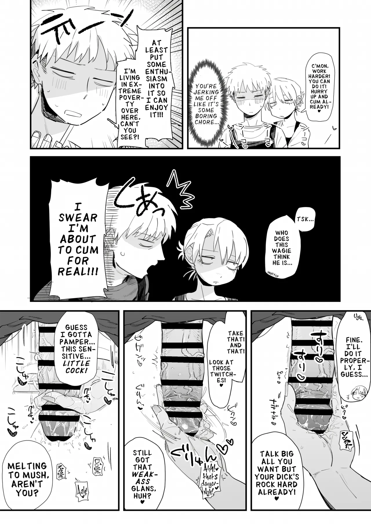 Tenchou ga Etchi na Koto to Hikikae ni Kyuryou o Kezuri ni Kuru !! | My Manager Docks My Pay In Exchange for Sexual Favors!!! page 14 original parody - sole female sole male hentai manga - read online free