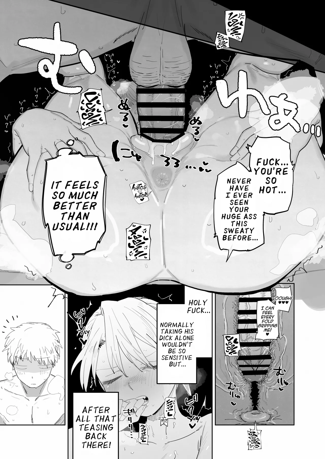 Tenchou ga Etchi na Koto to Hikikae ni Kyuryou o Kezuri ni Kuru !! | My Manager Docks My Pay In Exchange for Sexual Favors!!! page 29 original parody - handjob leg lock hentai manga - read online free