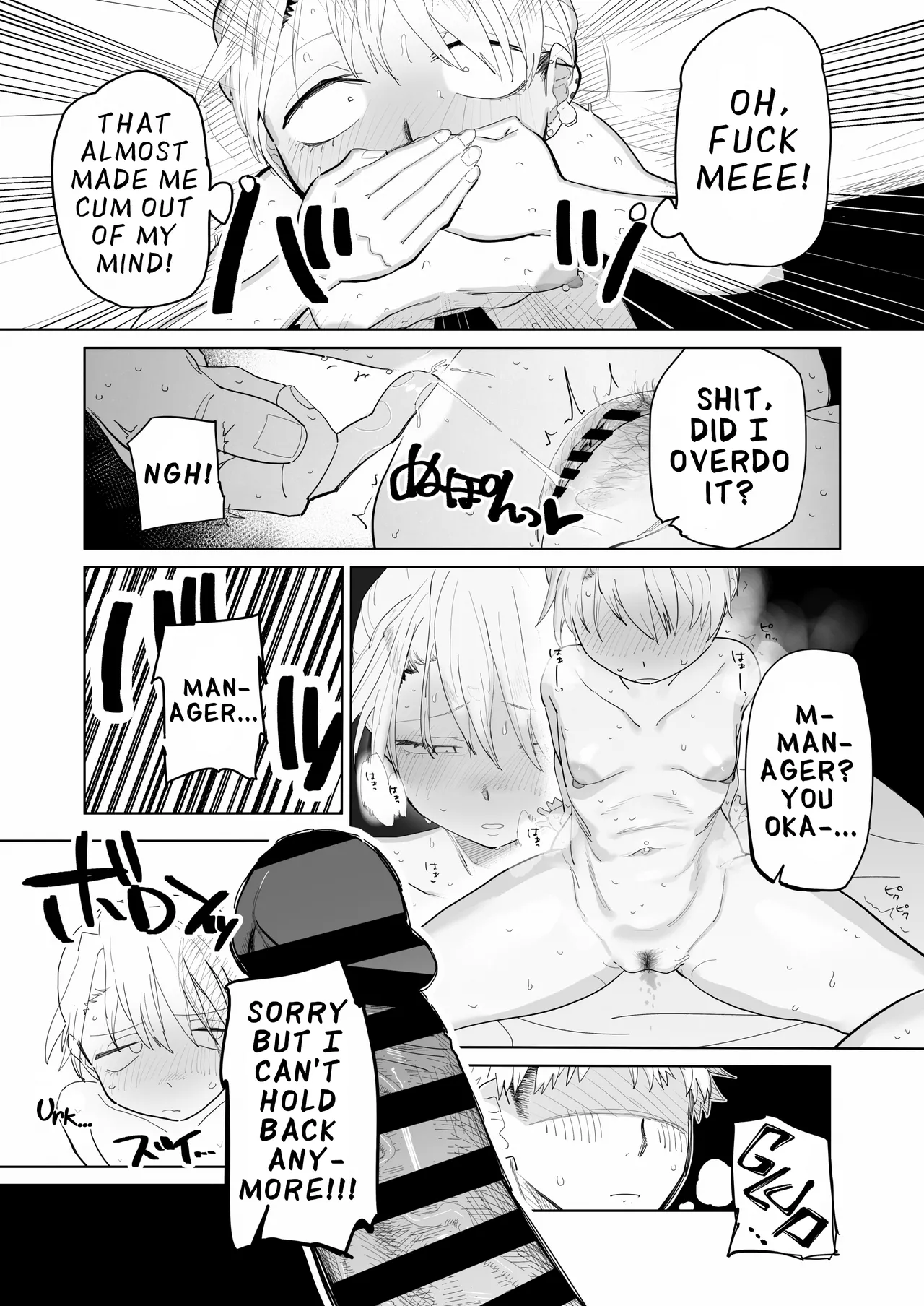 Tenchou ga Ecchi na Koto to Hikikae ni Kyuryou o Kezuri ni Kuru!! | My Manager Docks My Pay In Exchange for Sexual Favors!!! page 28 original parody - sole female sole male hentai manga - read online free