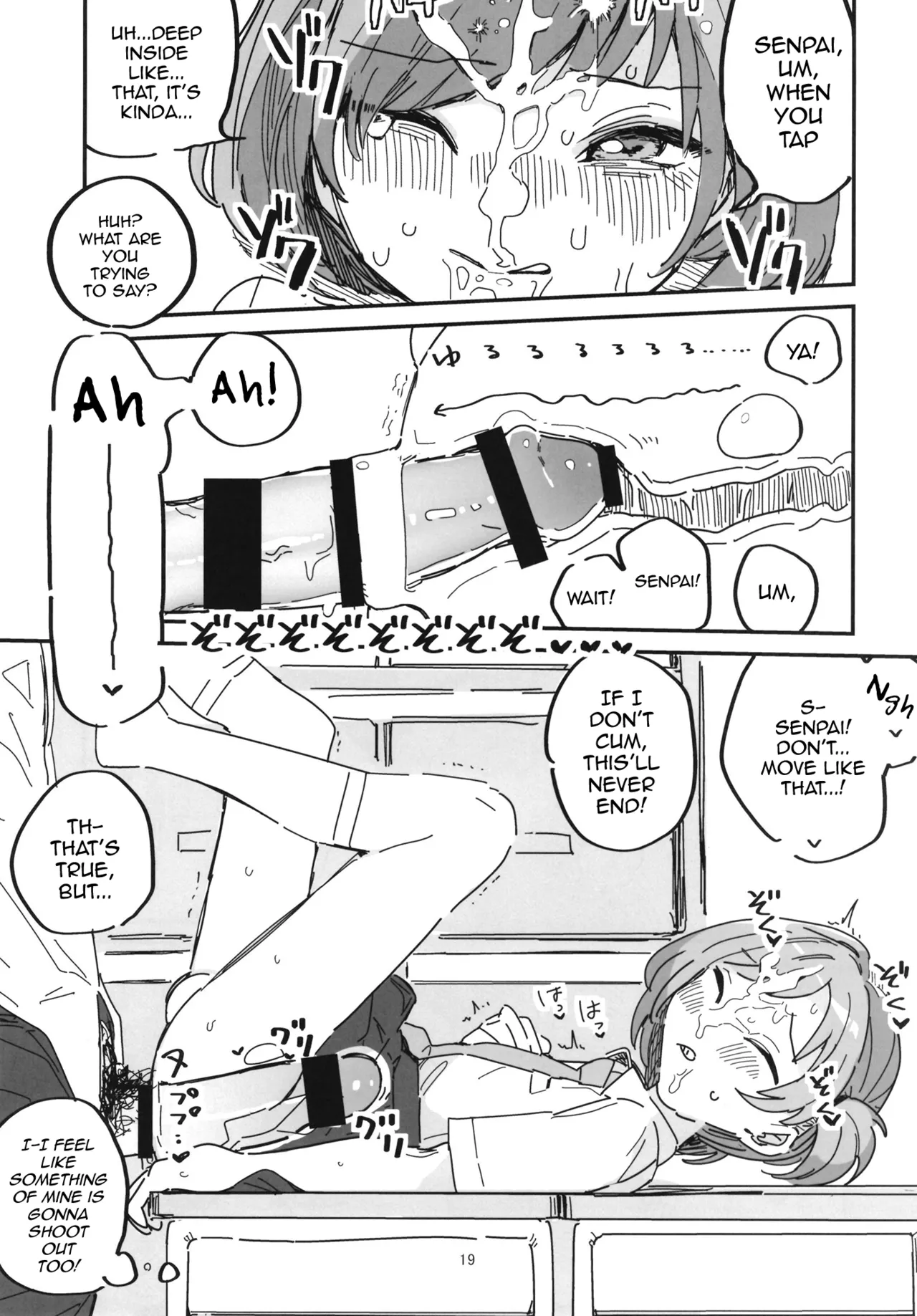 Senpai Josou Meirei page 19 original parody - blowjob blackmail hentai manga - read online free