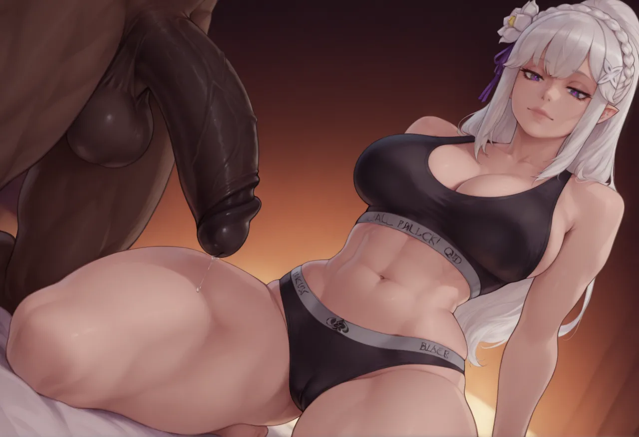 EMILIA - RE:ZERO - 110+ IMAGES kranken ai generated page 45 featuring emilia re zero kara hajimeru isekai seikatsu parody - big breasts uncensored hentai manga - read online free