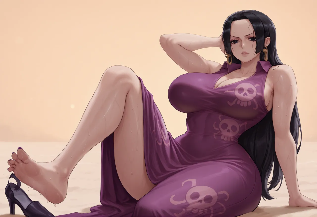 BOA HANCOCK - ONE PIECE - 81 IMAGES  kranken ai generated page 37 featuring boa hancock - big penis uncensored hentai manga - read online free