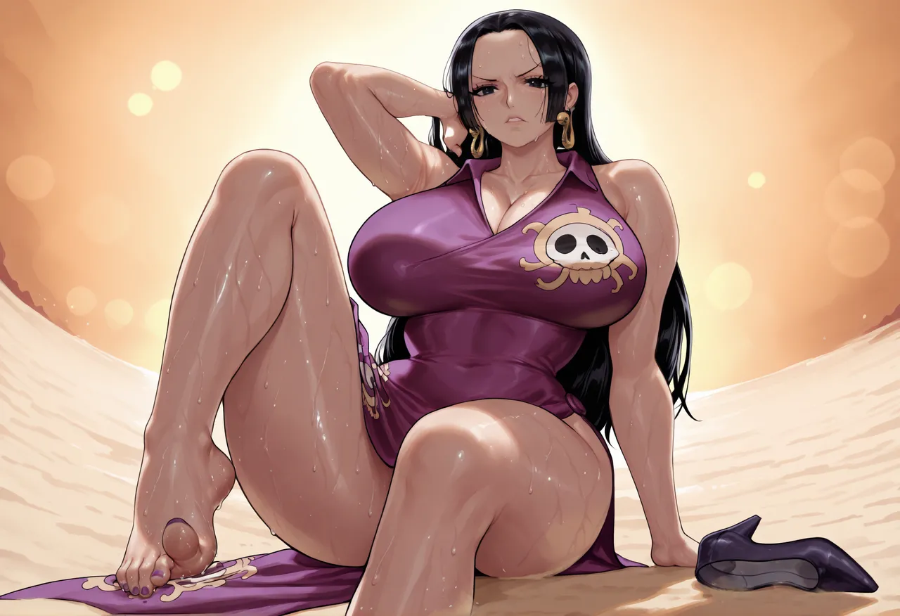 BOA HANCOCK - ONE PIECE - 81 IMAGES  kranken ai generated page 38 featuring boa hancock - big penis uncensored hentai manga - read online free