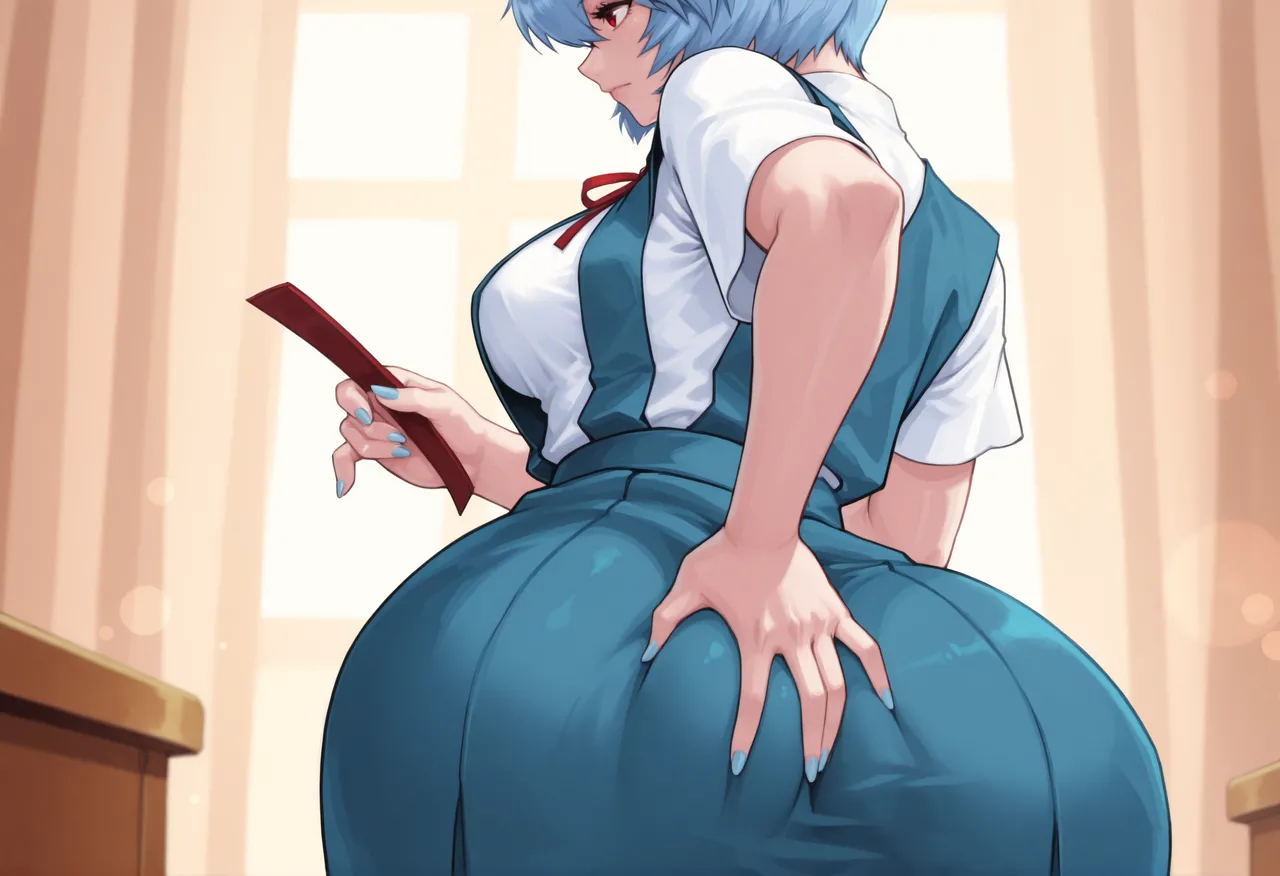 REI AYANAMI - EVANGELION - 140+ IMAGES kranken ai generated page 14 featuring rei ayanami neon genesis evangelion parody - big penis uncensored hentai manga - read online free