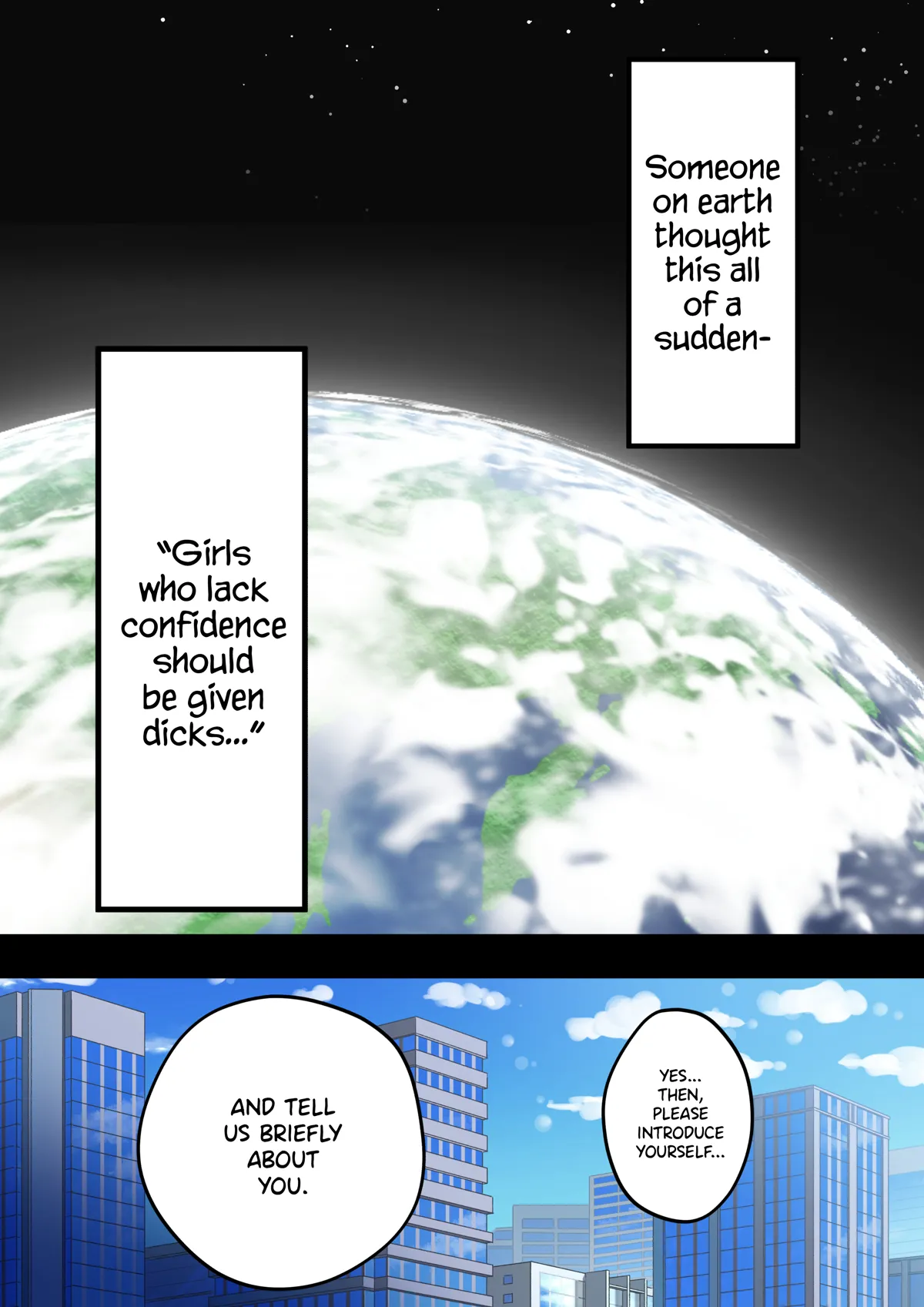Page 2 of [Hotaru] Koutensei Futanari Shuukatsusei ga Chinpo wo Ikashite Kigyou suru Hanashi | A Job Hunting College Graduate Suddenly Had A Futa Dick And Started A Business Using It [English] [CarlJPTL]