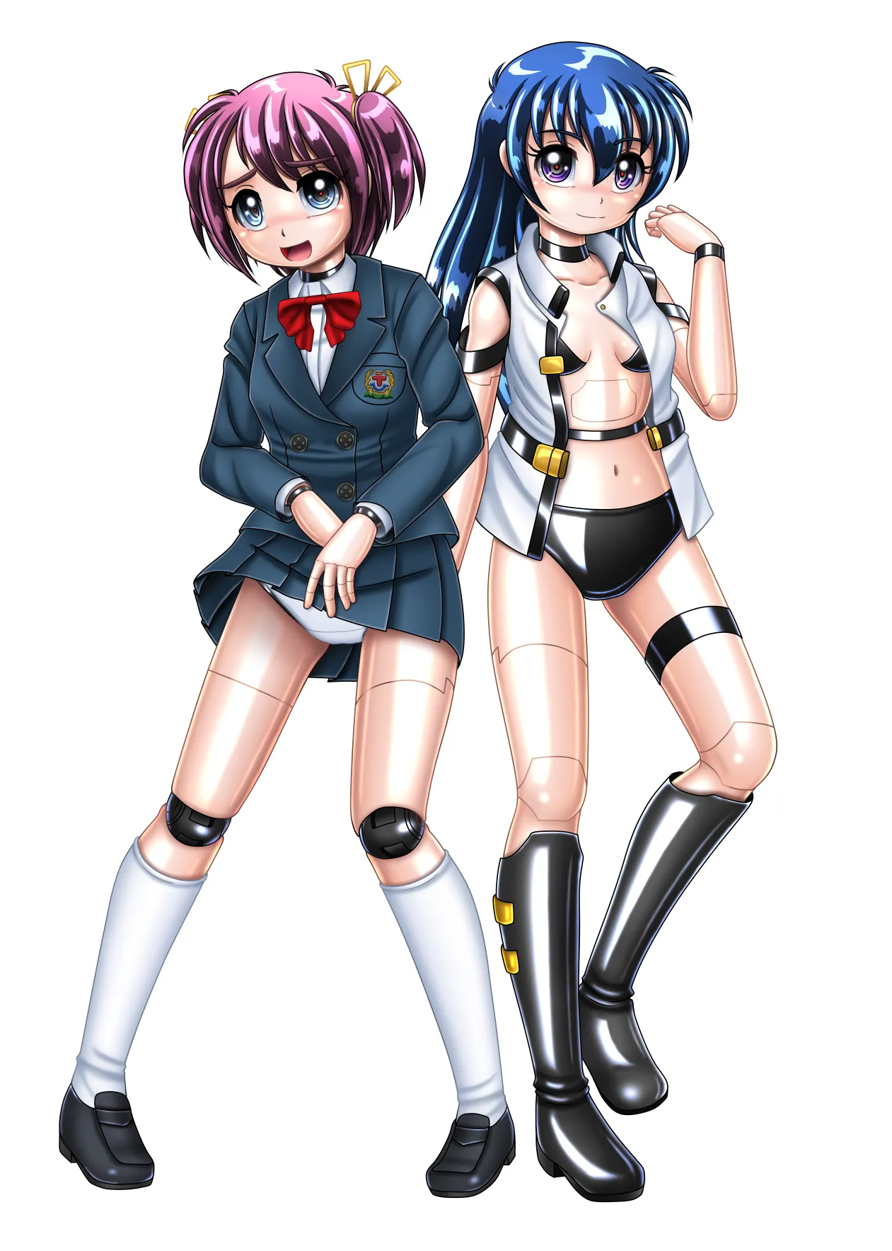 TS Cyborg Ayumu-Kun page 50 original parody - transformation robot hentai manga - read online free