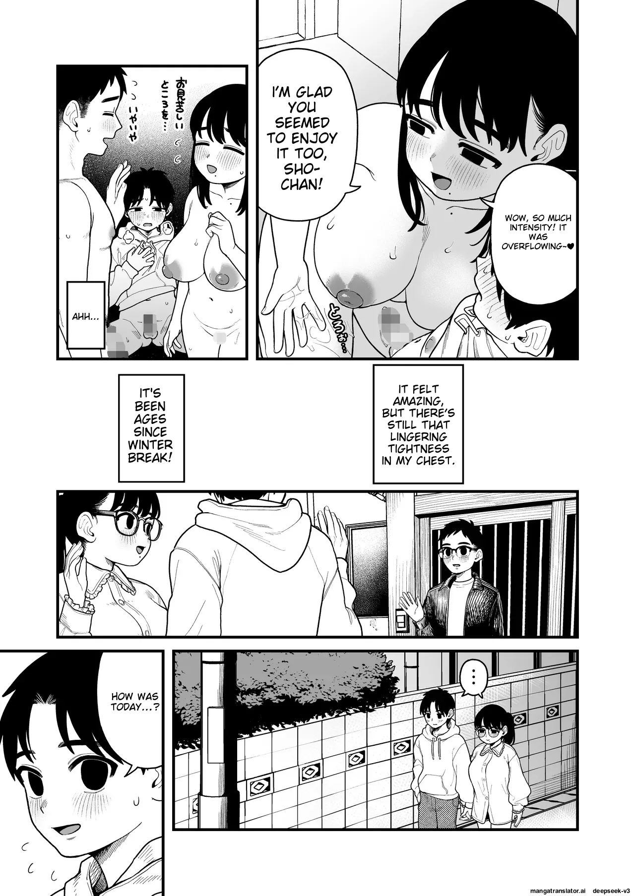 [Yumekawa Dododo-chan] Boku to Kanojo to Goshujin-sama no Fuyuyasumi 1-3 [English] page 177 original parody - big penis big areolae hentai manga - read online free