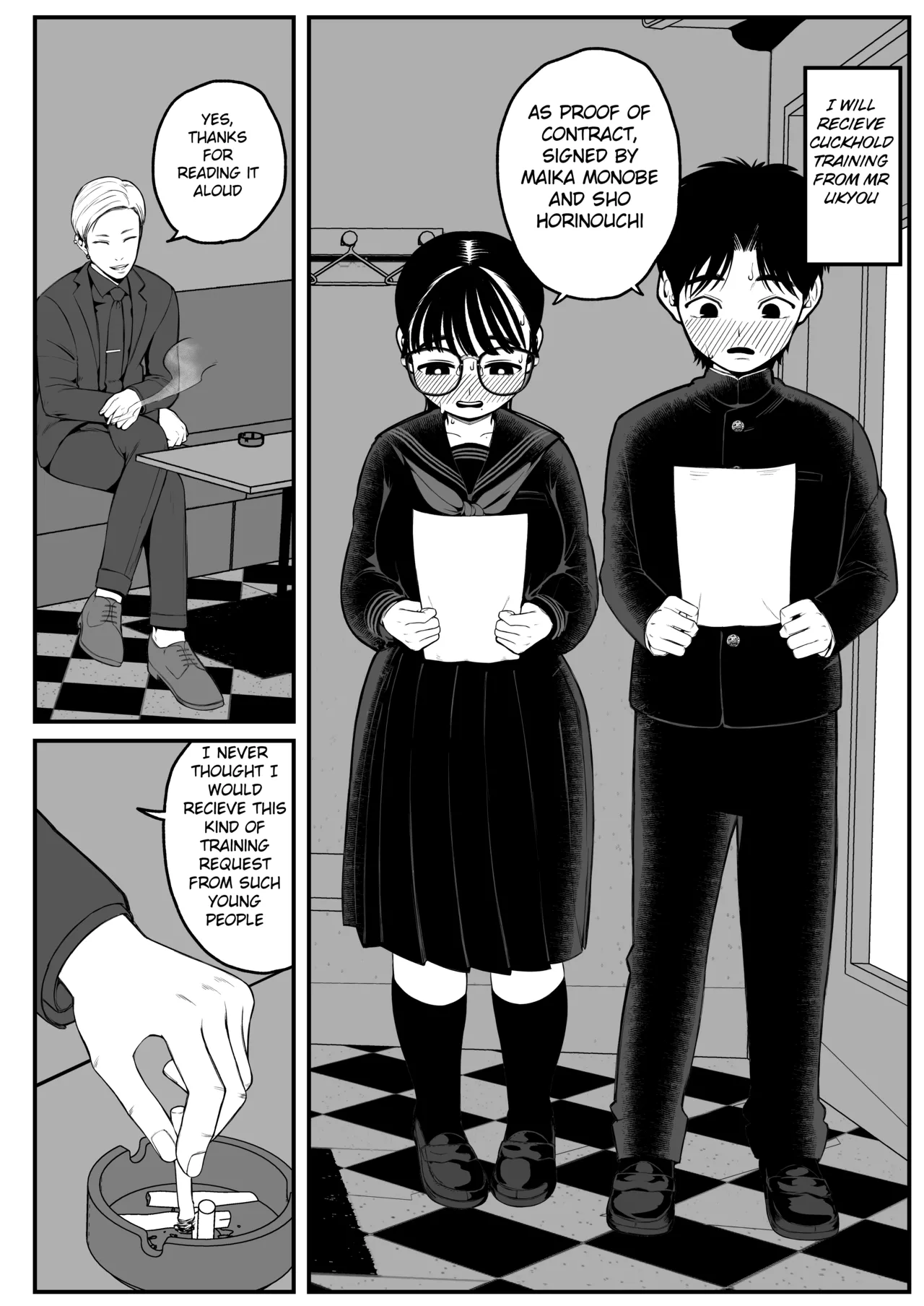 Page 4 of [Yumekawa Dododo-chan] Boku to Kanojo to Goshujin-sama no Fuyuyasumi 1-3 [English]