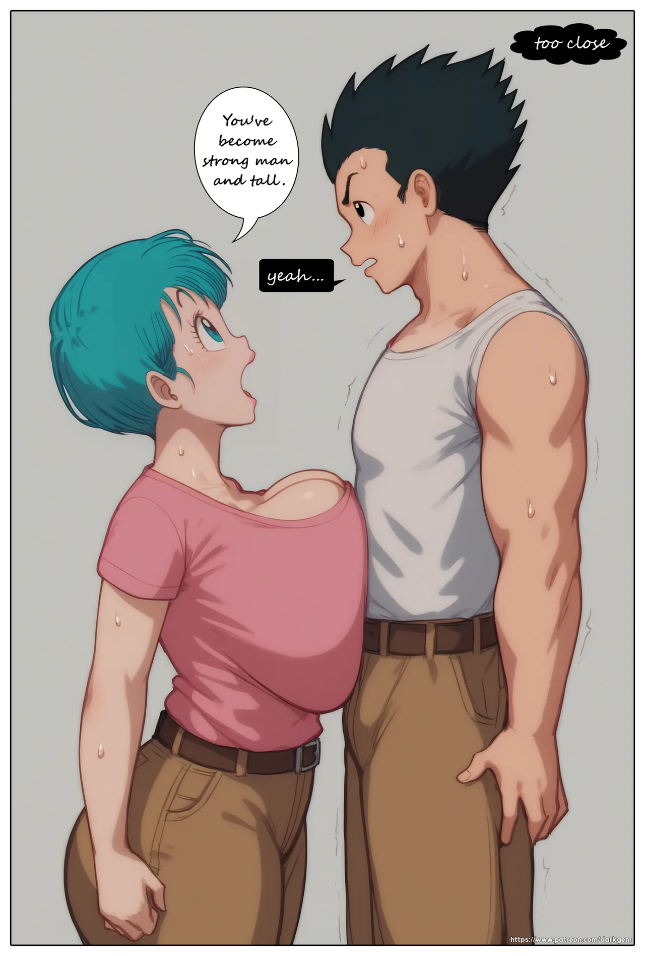 Page 3 of Gohan visits Bulma 1 [AI Generated]