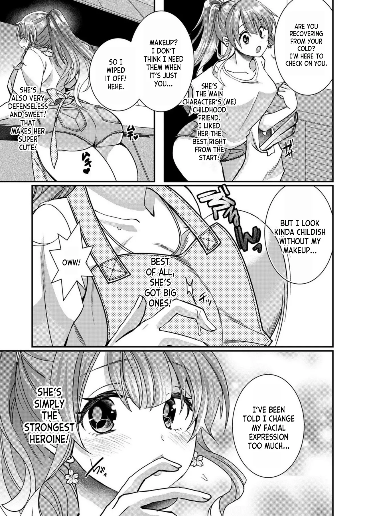 Eroge Sekai ni Tensei Shita ore ga, Oshi e no ai de Netorare Hiroin o Shiawaseni Suru. ch.1-8 page 9 - kissing big breasts hentai manga - read online free