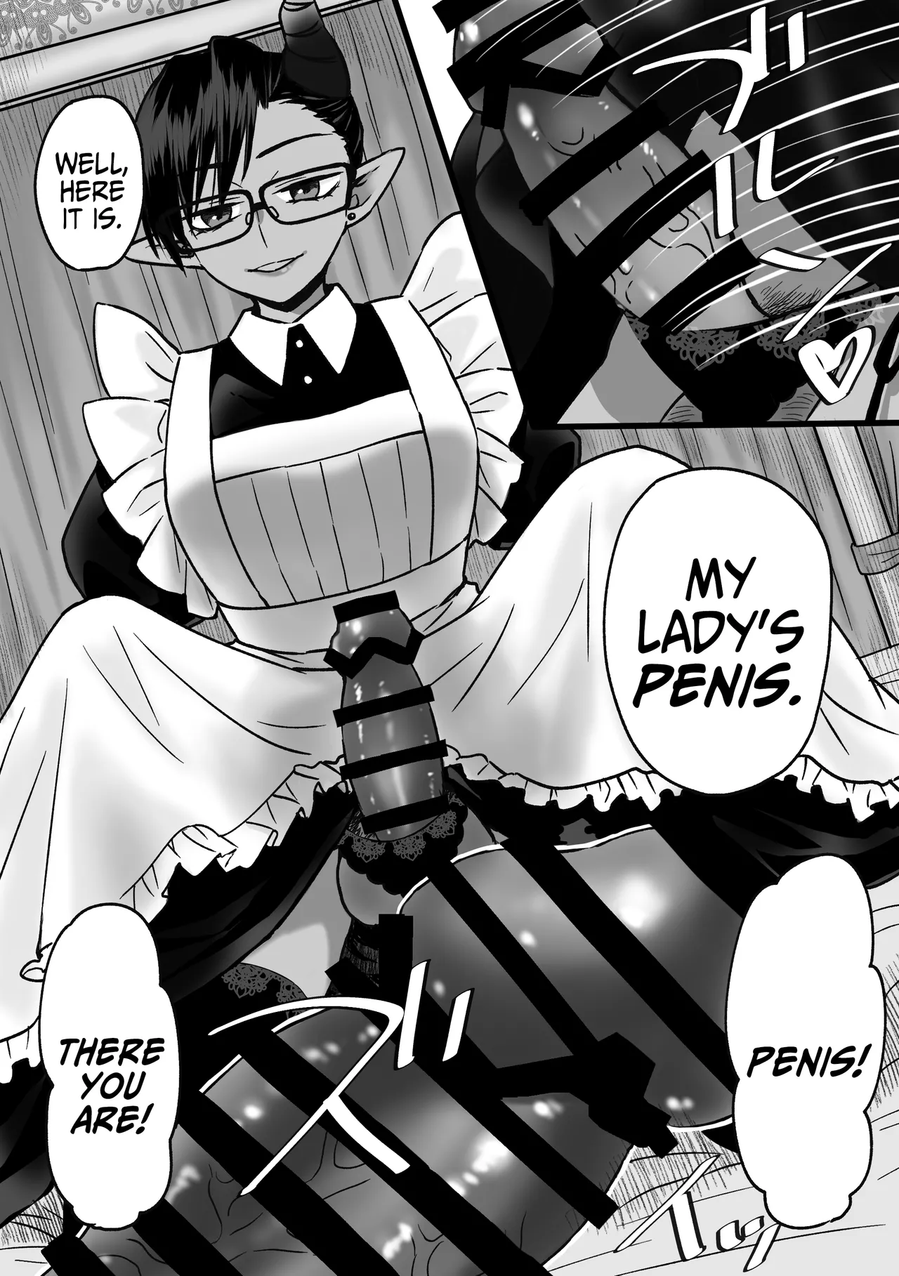 My Maid Has A Bottomless Libido page 14 original parody - maid futanari hentai manga - read online free