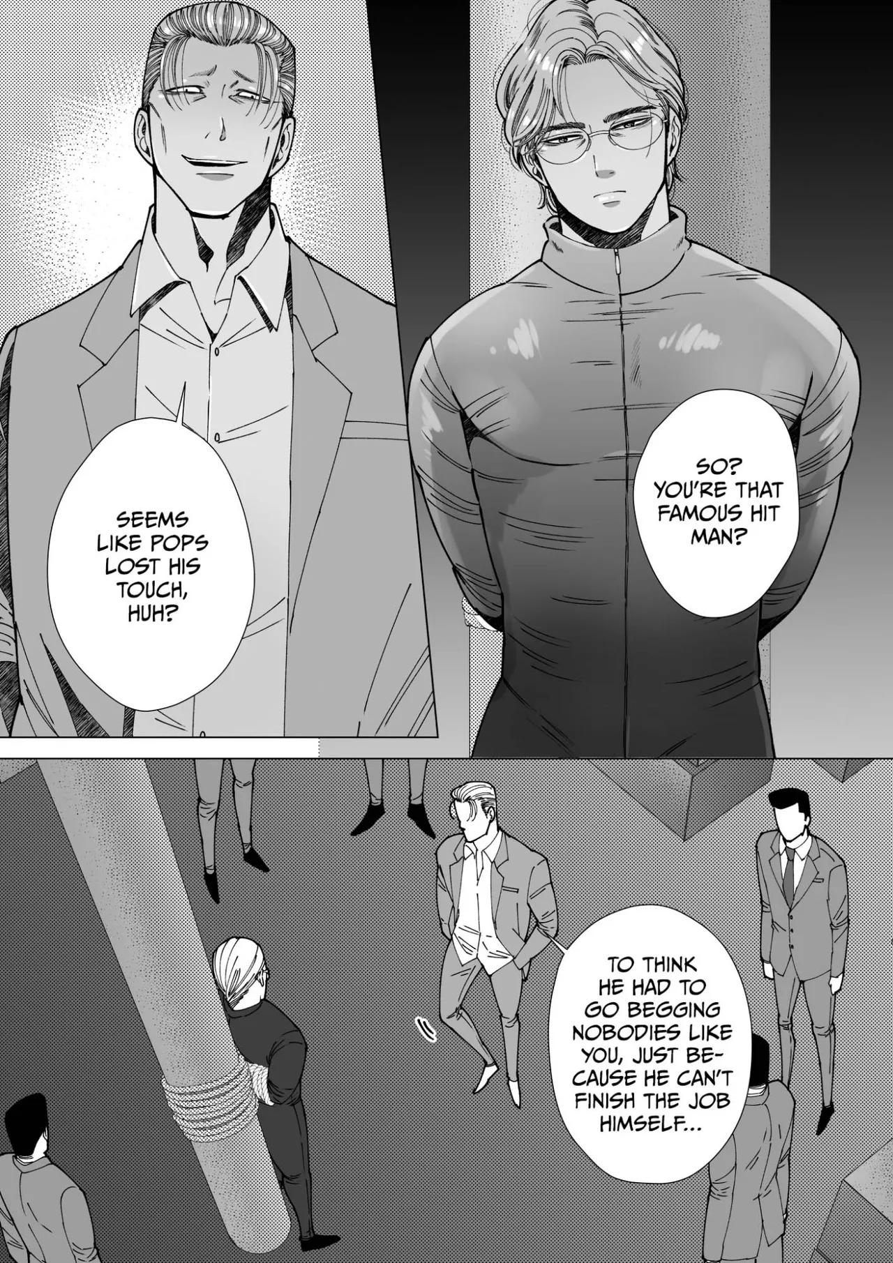 Mob x Koroshiya | Mob x Hit Man Chapters 1-3 page 10 - glasses prostate massage hentai manga - read online free