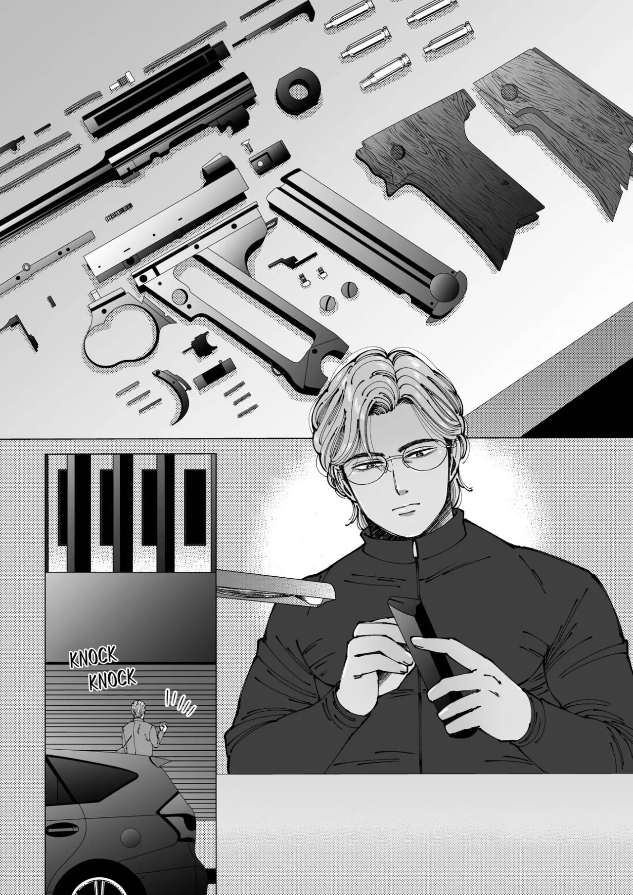 Mob x Koroshiya | Mob x Hit Man Chapters 1-3 page 51 - x-ray glasses hentai manga - read online free