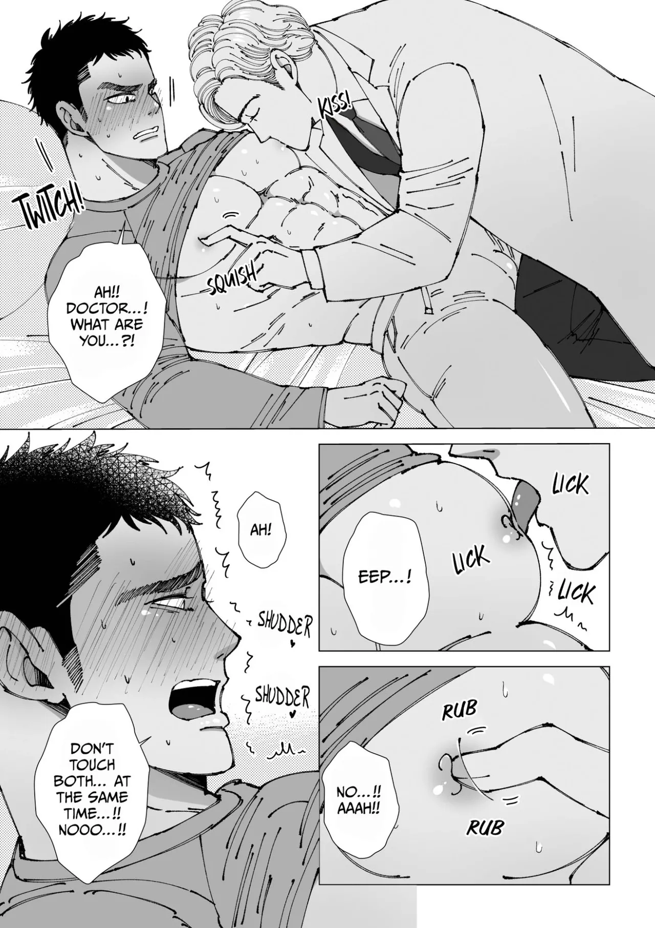 Sawatte Tatasete, Kanbotsu Chikubi. | Touch Me and Make My Inverted Nipples Hard Chapters 1-3 page 20 - muscle lab coat hentai manga - read online free