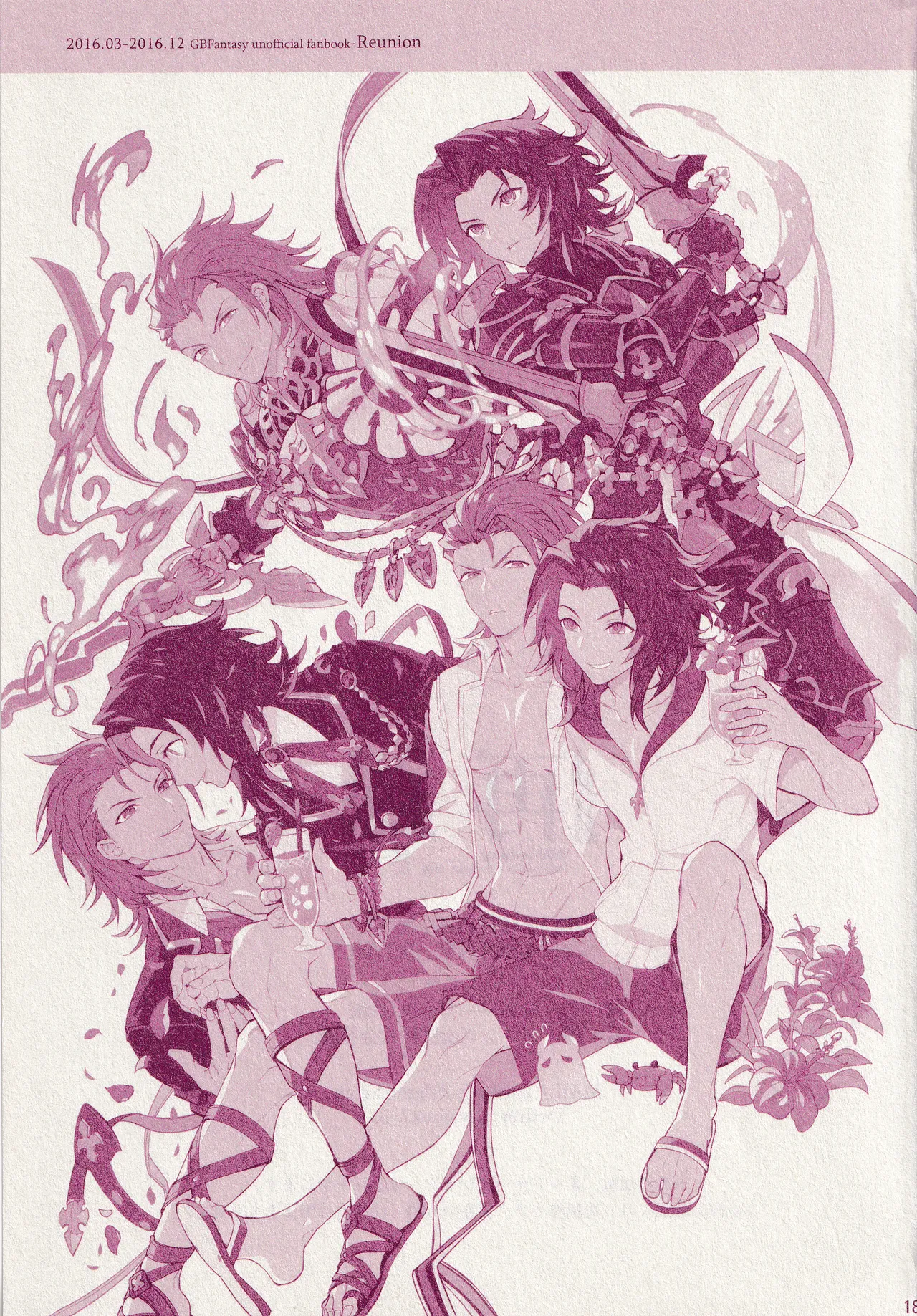 Reunion page 197 featuring percival granblue fantasy parody - blowjob muscle hentai manga - read online free