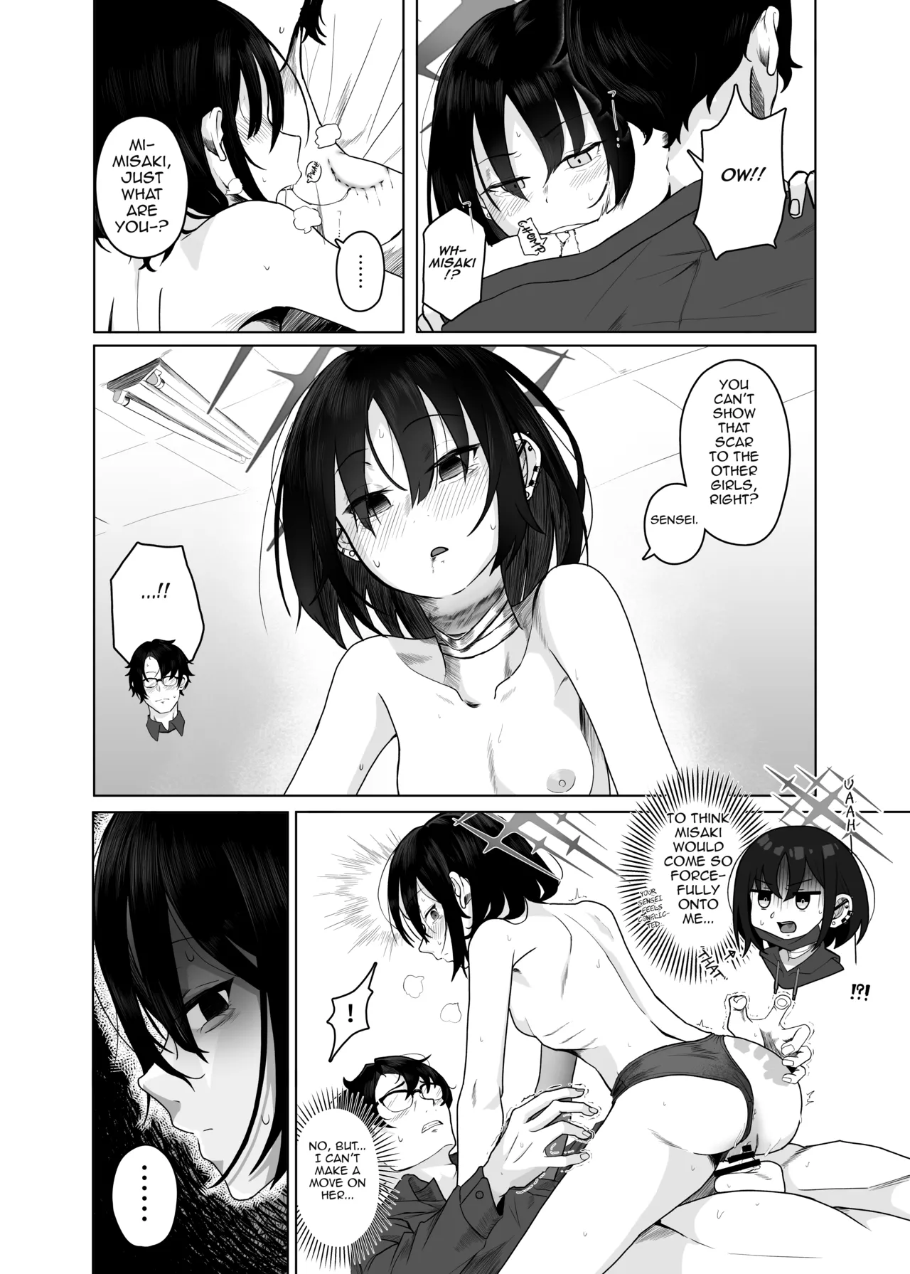 Seiai no Idea - Idea of Eros page 17 featuring sensei blue archive parody - sole female sole male hentai manga - read online free
