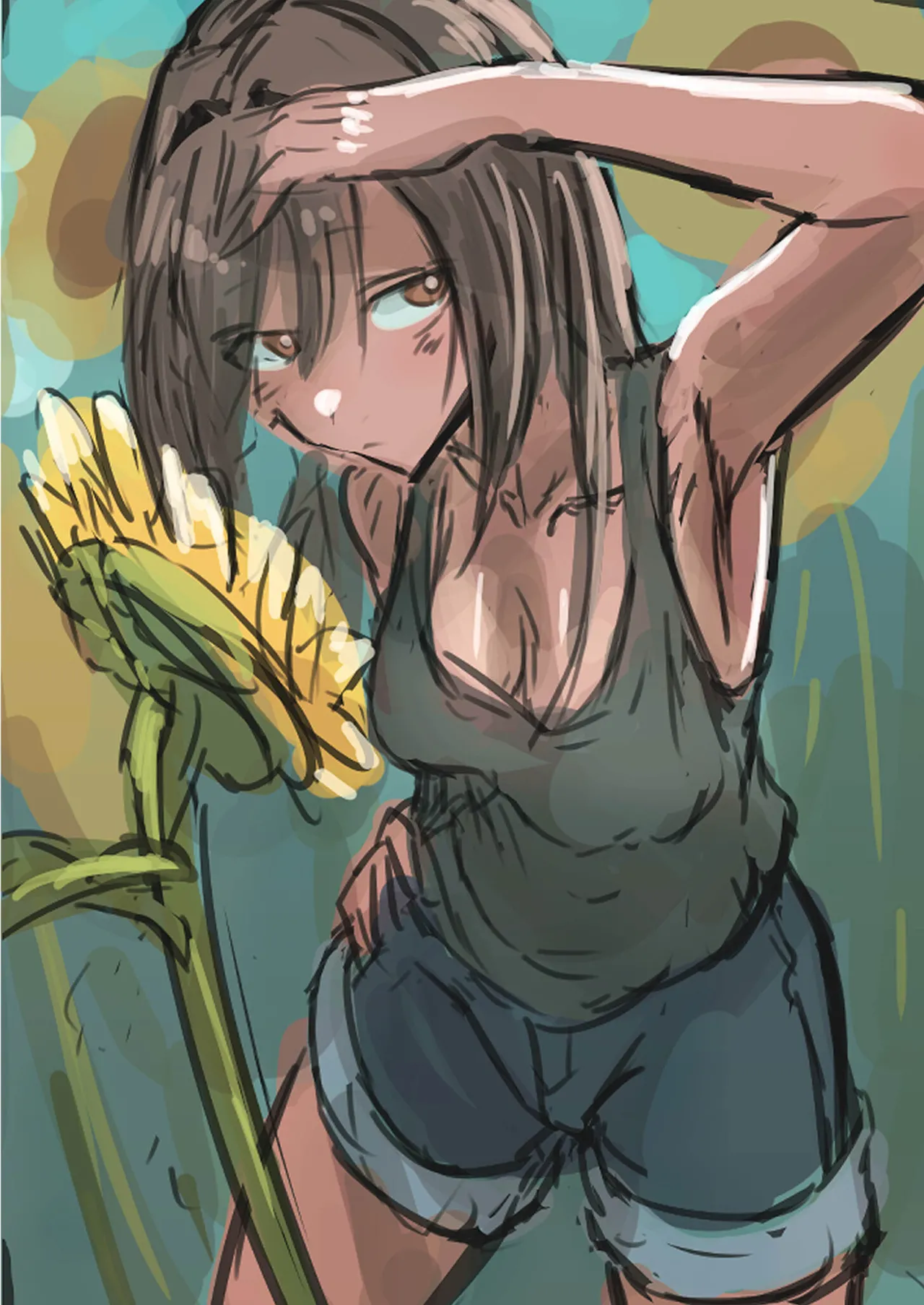 Hiyake Bishoujo ga Yuuwaku Shite Kurunda ga page 173 - sole female sole male hentai manga - read online free