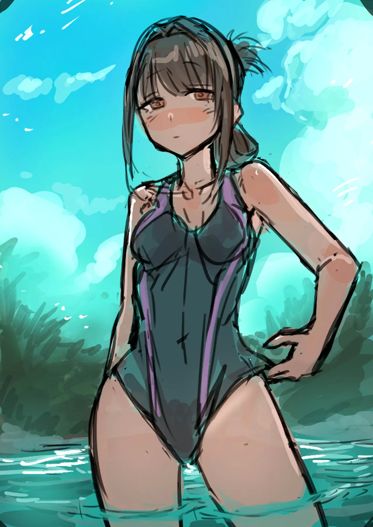 Hiyake Bishoujo ga Yuuwaku Shite Kurunda ga page 186 - sole female sole male hentai manga - read online free