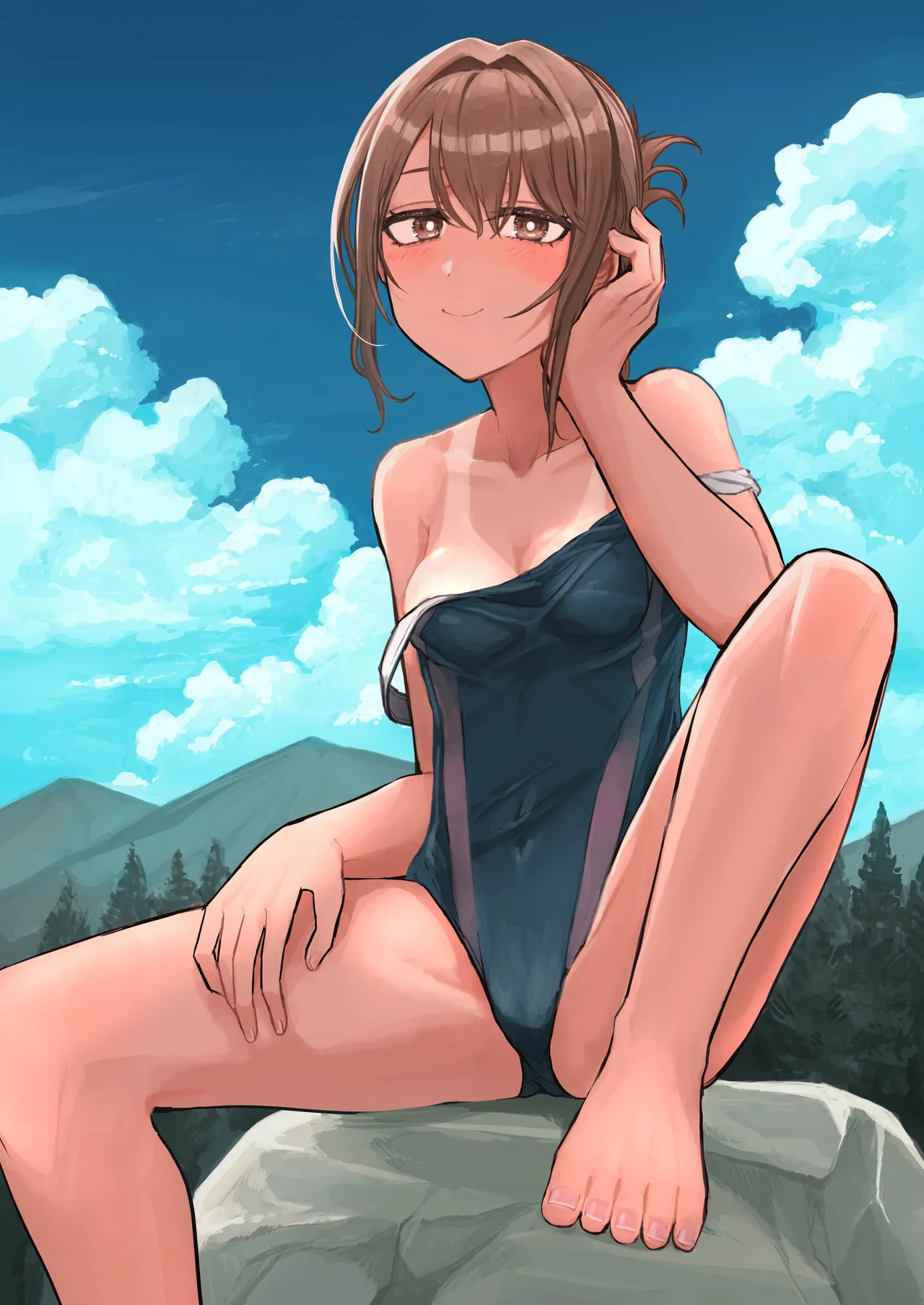 Hiyake Bishoujo ga Yuuwaku Shite Kurunda ga page 200 - sole female sole male hentai manga - read online free