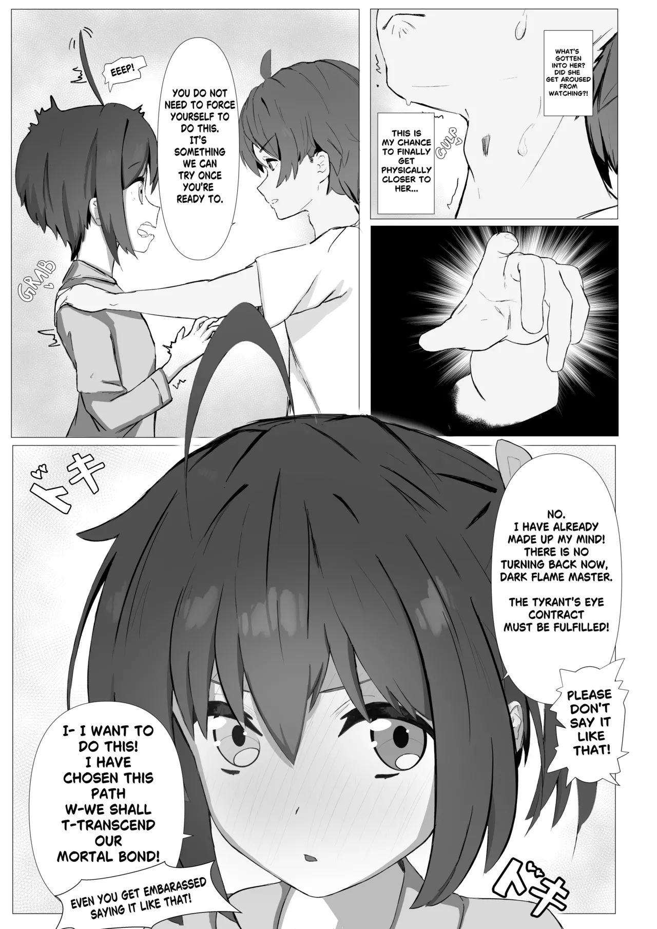 Rikka's surprise attack page 9 featuring rikka takanashi chuunibyou demo koi ga shitai parody - sole female sole male hentai manga - read online free
