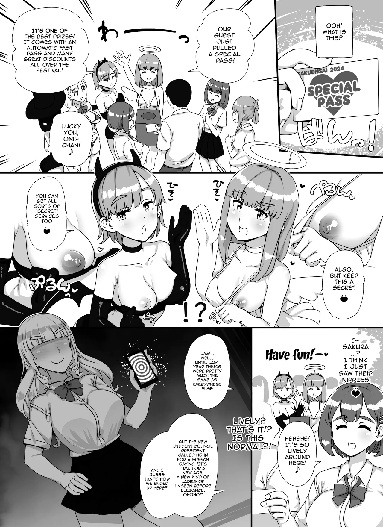 Page 7 of [nounanka (Abubu)] Fuuzoku Gakuensai e Youkoso! - Ichinichime | Welcome To The Brothel School Festival! ~ First Day [English] {Doujins.com}