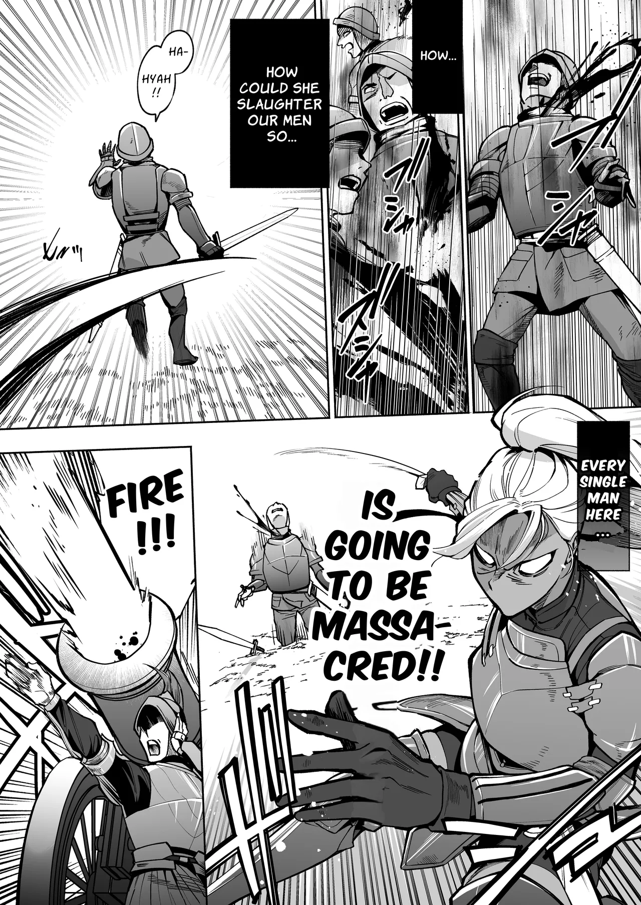 Page 2 of [Mato Mai] The Strongest Cool Female Warrior is Captured and put into a Breeding Project [English] [Apricot Jam] [Digital]