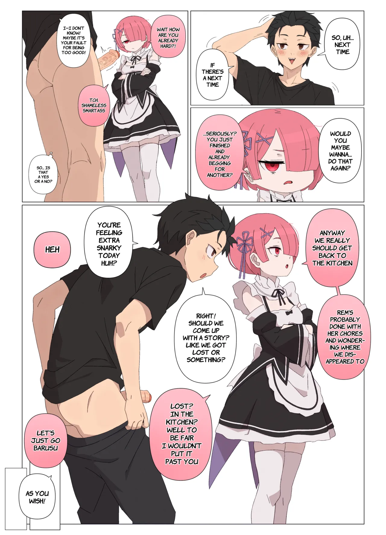 Ramming Ram Ch. 1 page 32 featuring ram re zero kara hajimeru isekai seikatsu parody - maid handjob hentai manga - read online free