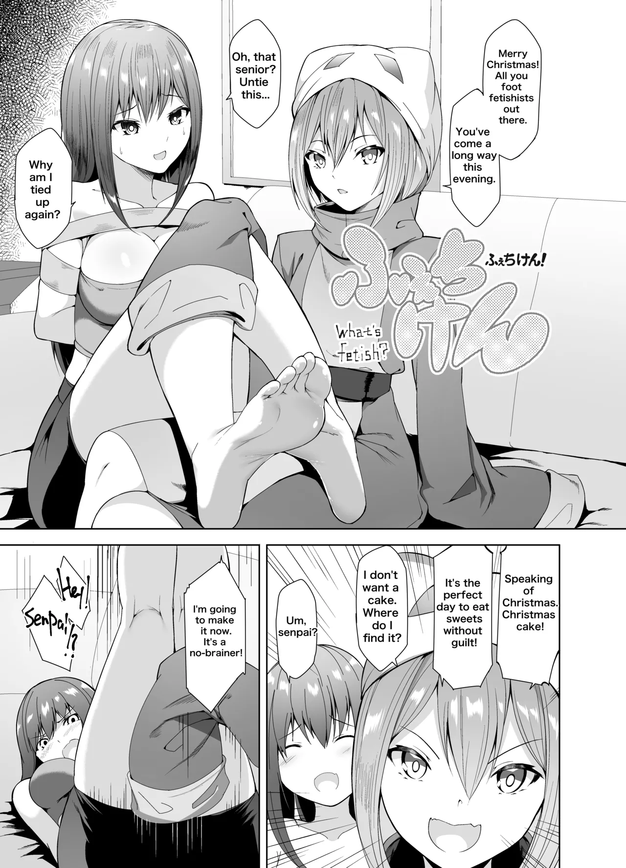 Fechiken! page 62 original parody - pantyhose stockings hentai manga - read online free