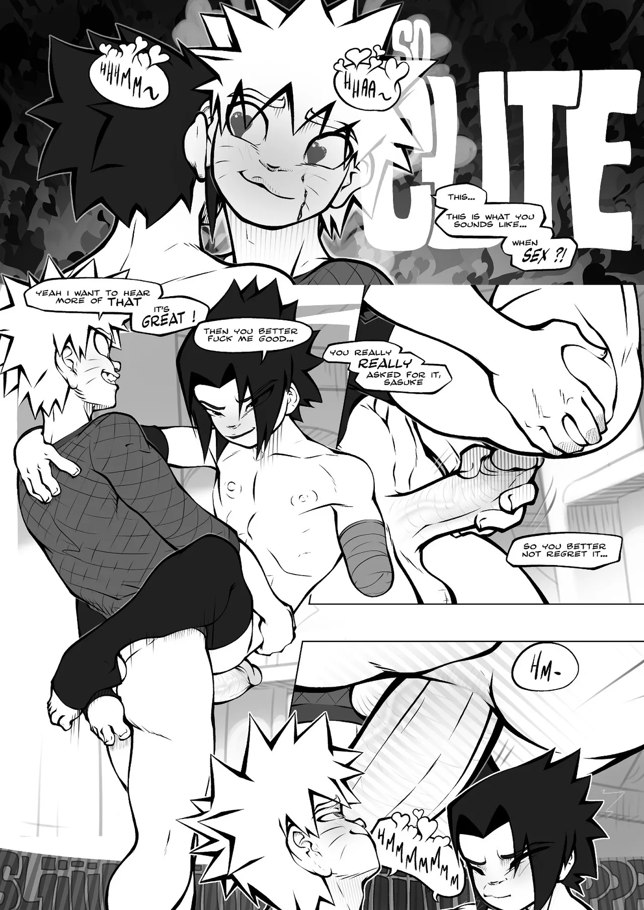 ‪VonBoche - In The Shadow page 28 featuring sasuke uchiha naruto parody - muscle anal hentai manga - read online free