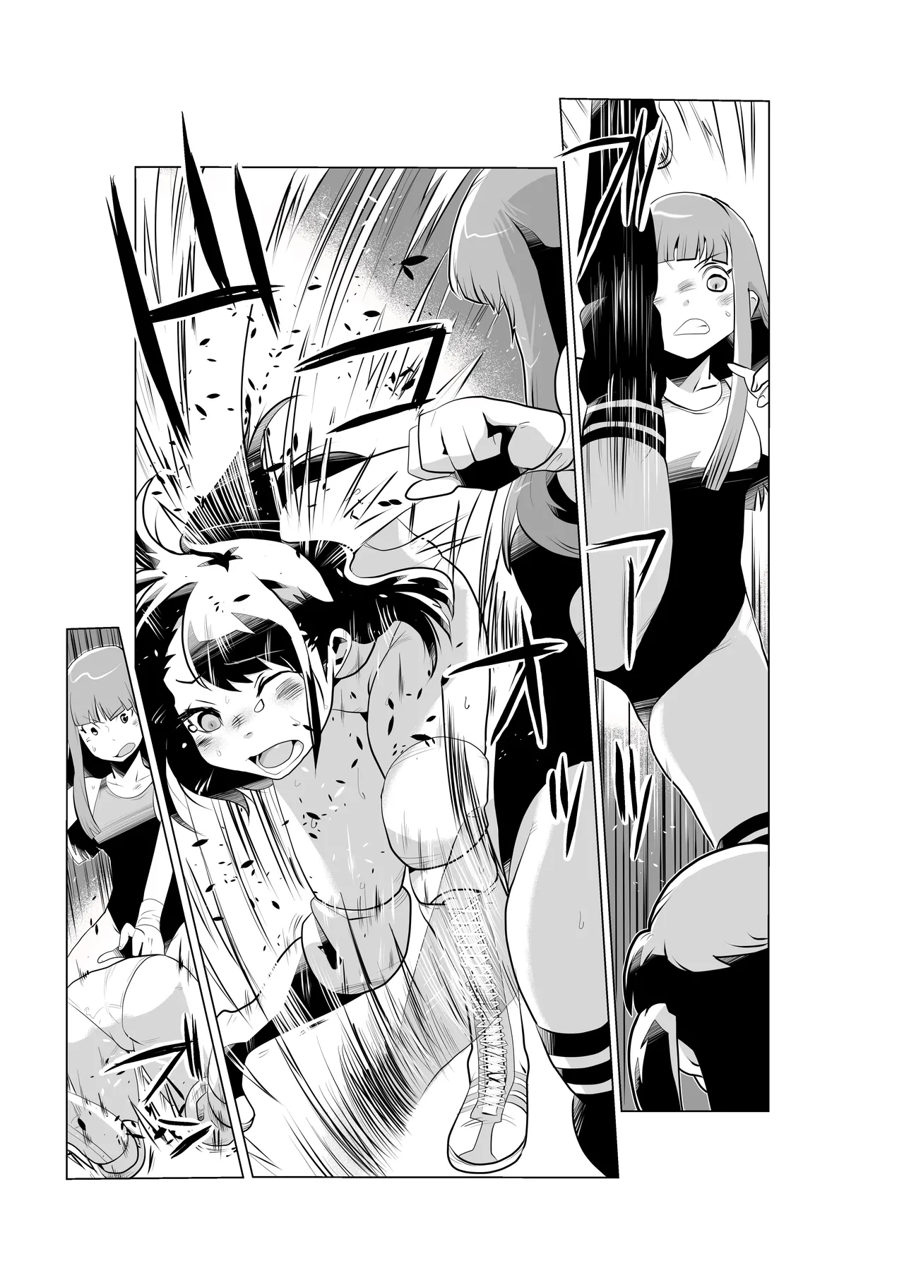 FG Green Girl page 15 original parody - ryona wrestling hentai manga - read online free