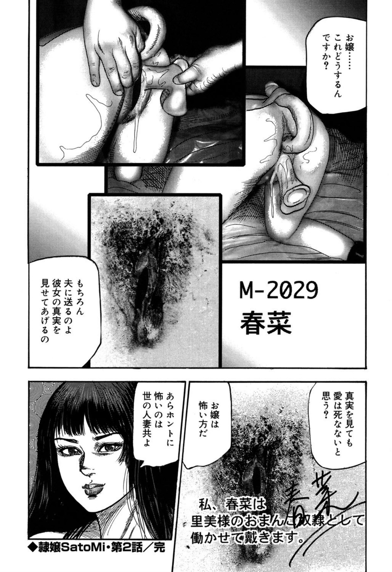 Reijou Satomi page 42 - piercing bondage hentai manga - read online free