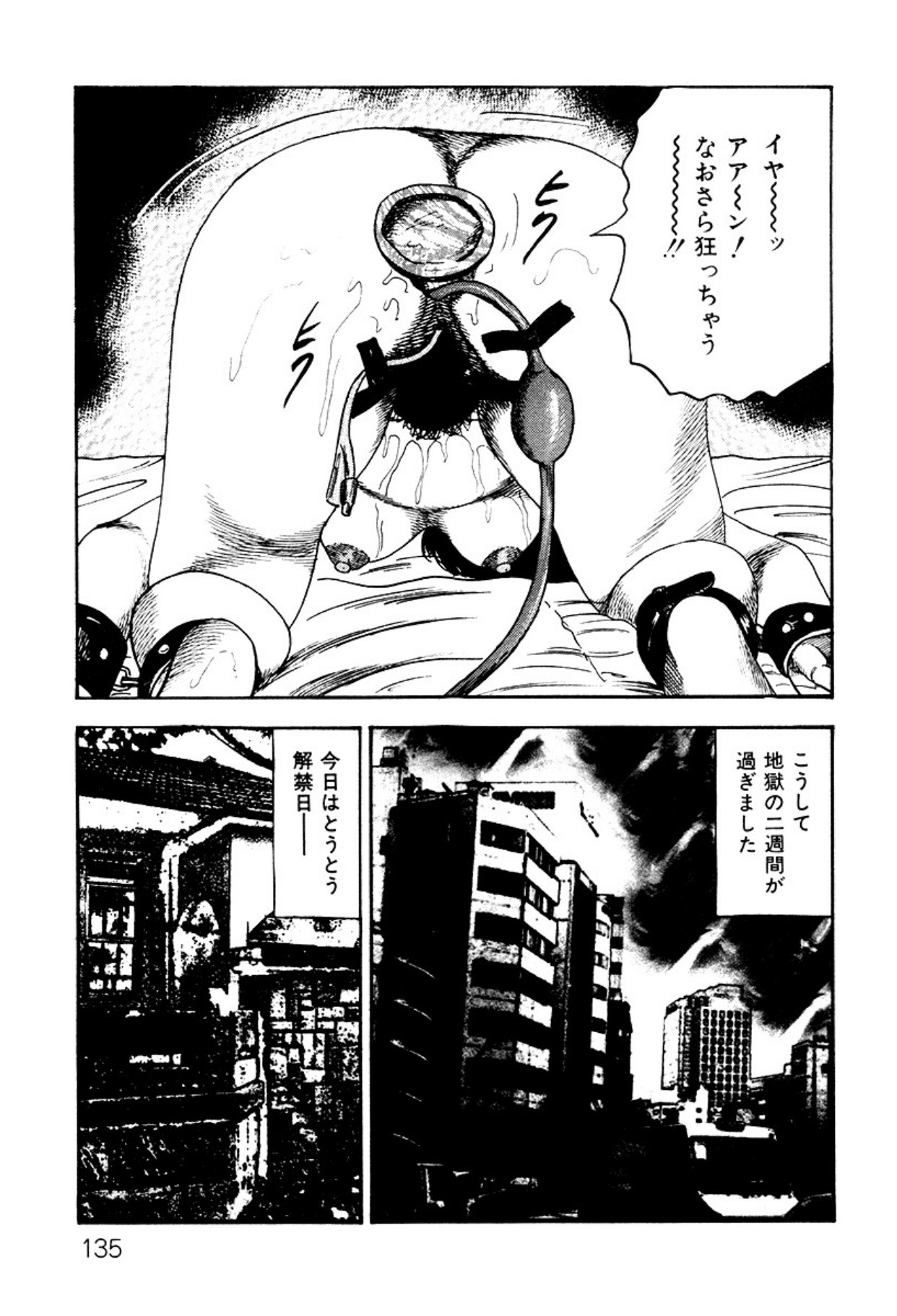 Shoujozuma・Injuu Choukyou page 135 - piercing bondage hentai manga - read online free