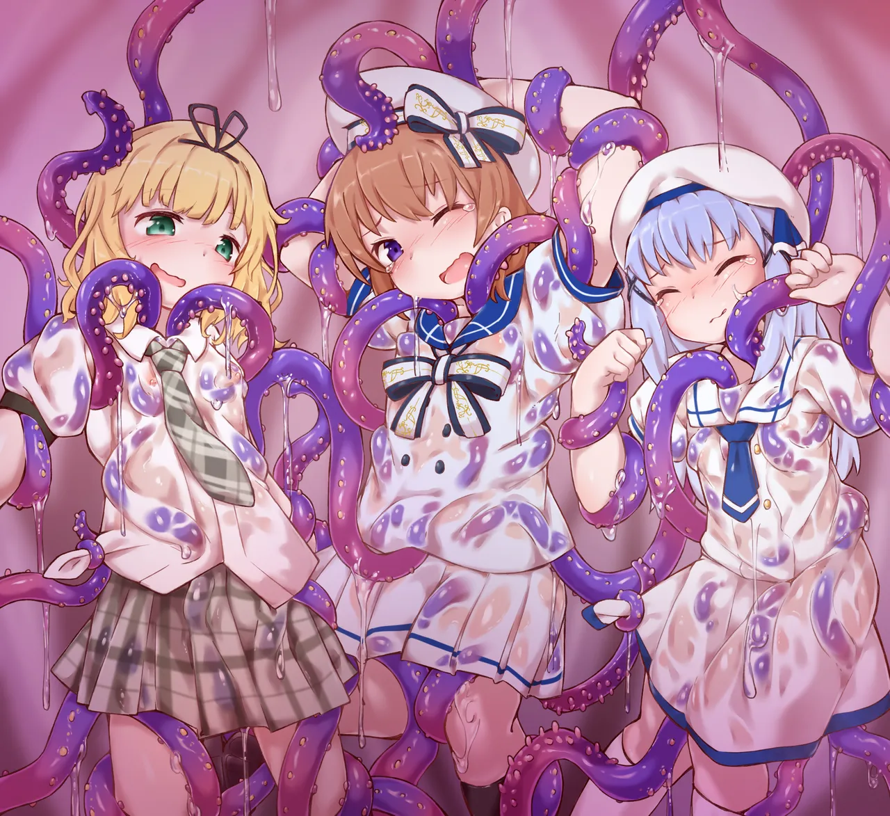 [Sudumeno oyado] Skeb + alpha -illustration collection- 6 page 13 original parody - bondage tentacles hentai manga - read online free