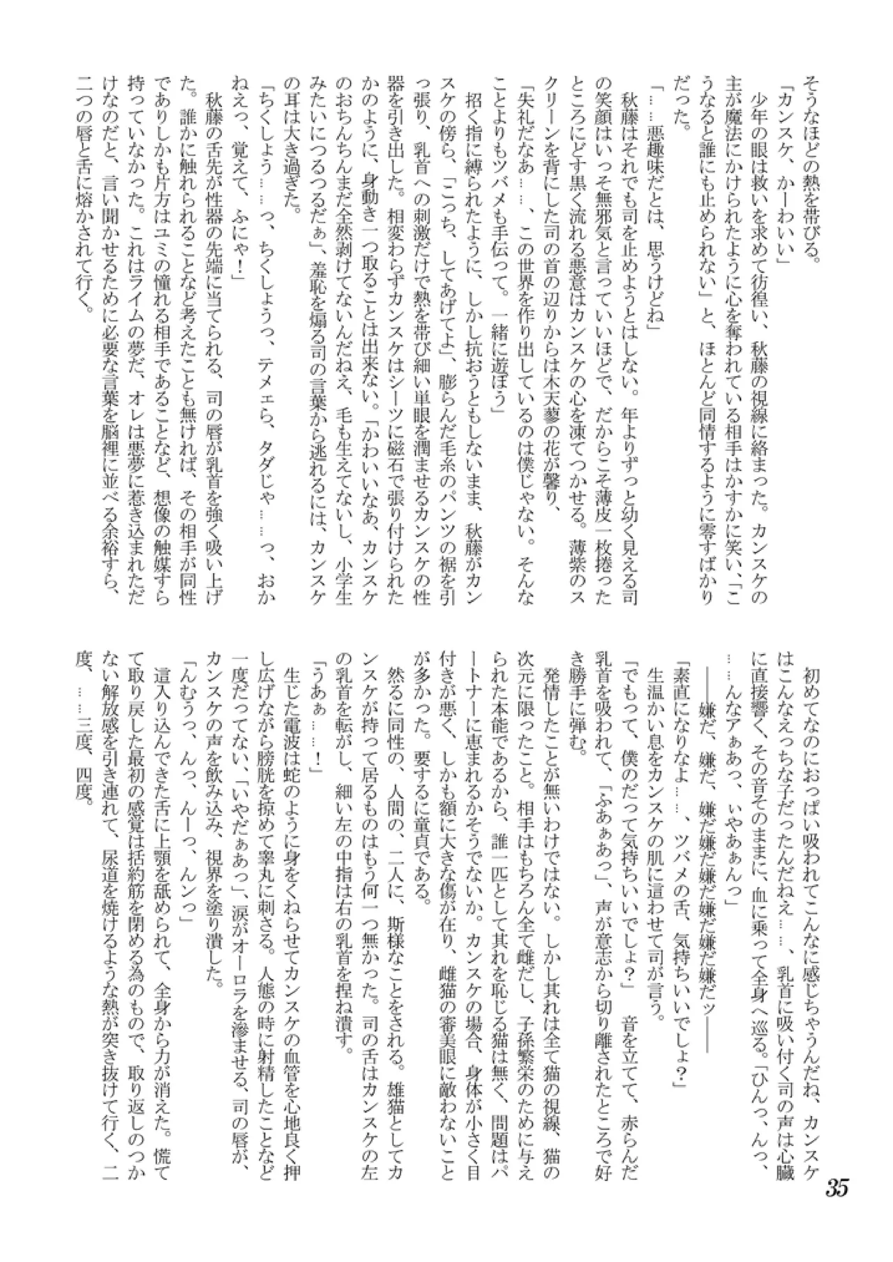 Koushoku Shounen Kaizokuban 1 Batten! page 36 gakuen sousei nekoten parody - stockings kemonomimi hentai manga - read online free