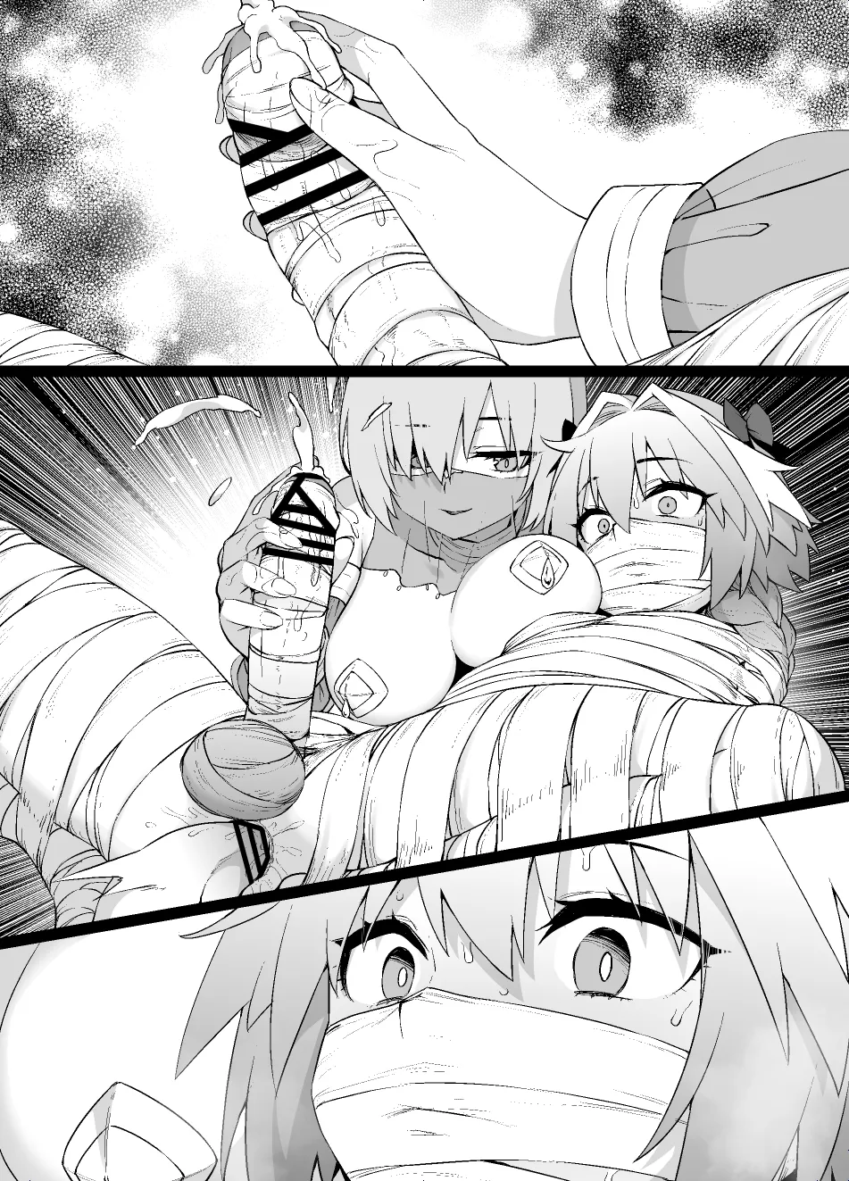 FGO MC Tokuiten - Astolfo Otokonoko & Futanari Nyotaika Hen page 23 featuring astolfo fate grand order parody - futanari handjob hentai manga - read online free