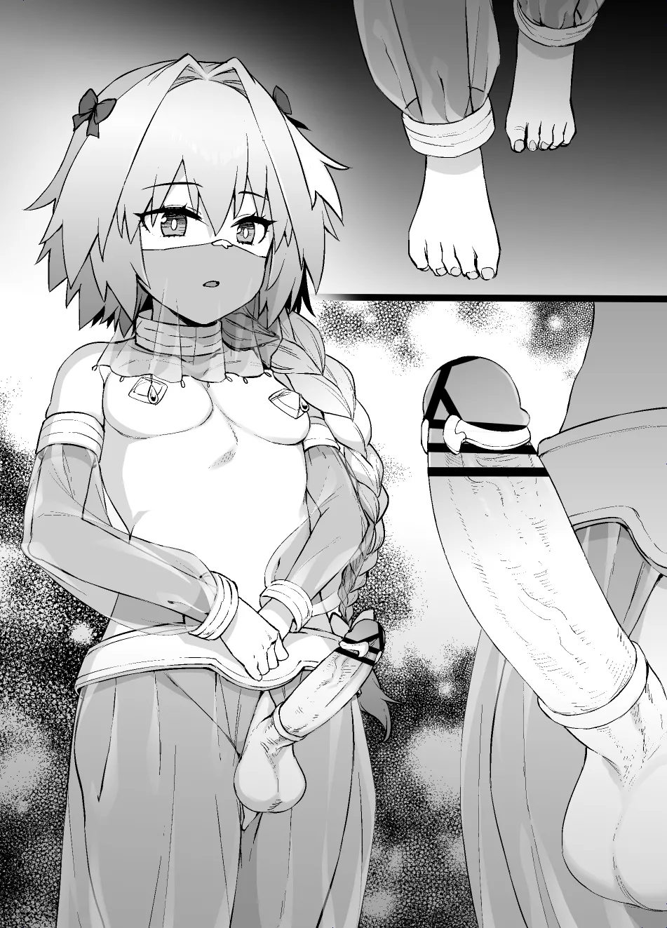 FGO MC Tokuiten - Astolfo Otokonoko & Futanari Nyotaika Hen page 32 featuring astolfo fate grand order parody - futanari handjob hentai manga - read online free