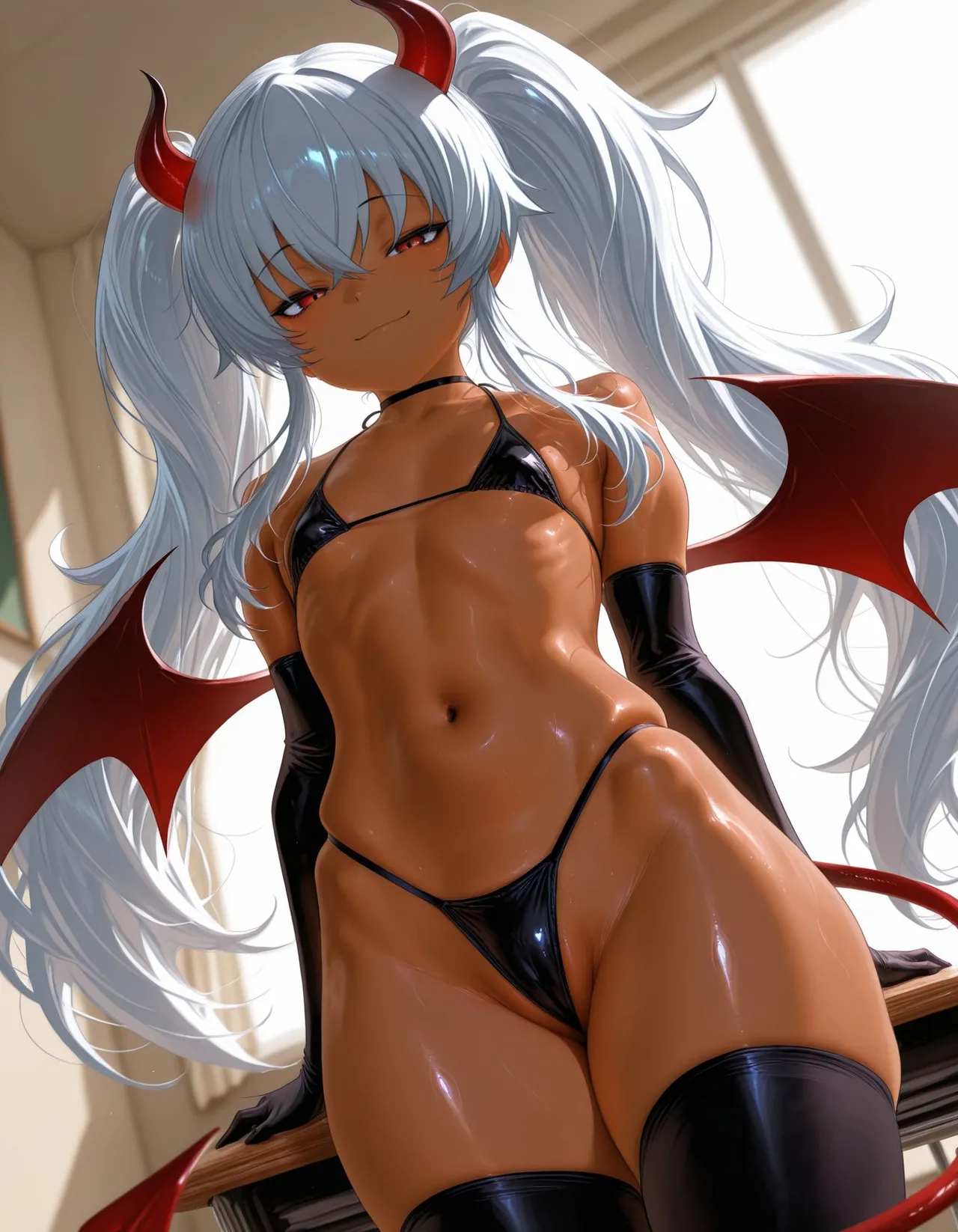 褐色#182 グリムアロエ grim aloe nsfw  褐色生活_DSL ai generated - Page 30