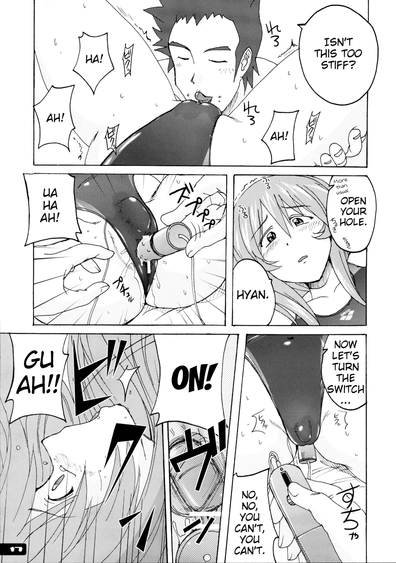 [Nyanko Batake (Murasaki Nyaa)] Pitapita Kyouei Mizugi - for Competition swimsuit fetist & high cut bottoms fleaks 1-3 Soushuuhen [English] [MrBubbles] [Incomplete] - Page 16